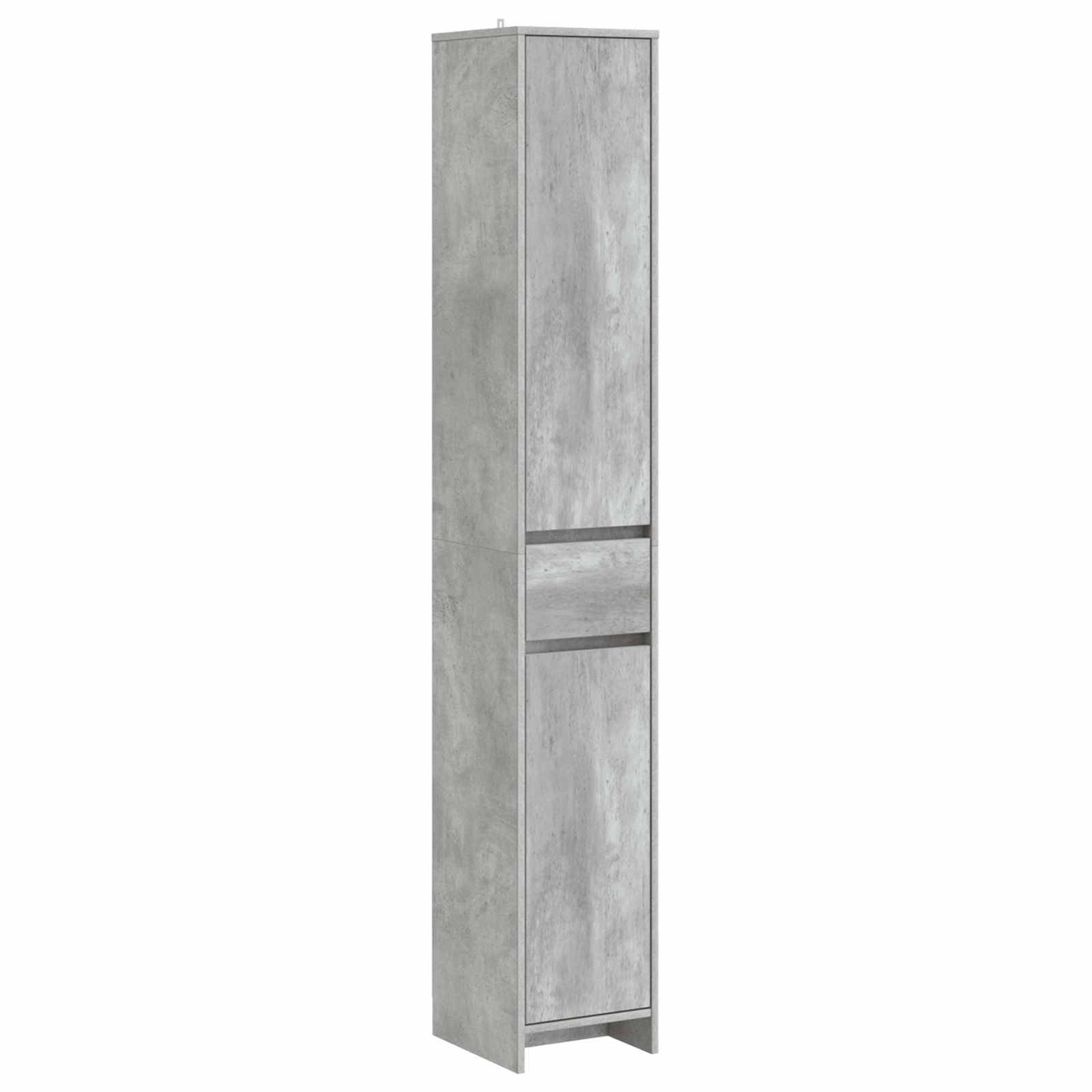 vidaXL Badezimmerschrank Betongrau 30 x 33 x 190 cm Holzwerkstoff