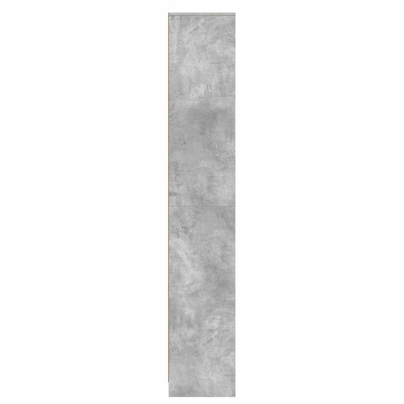 vidaXL Badezimmerschrank Betongrau 30 x 33 x 190 cm Holzwerkstoff
