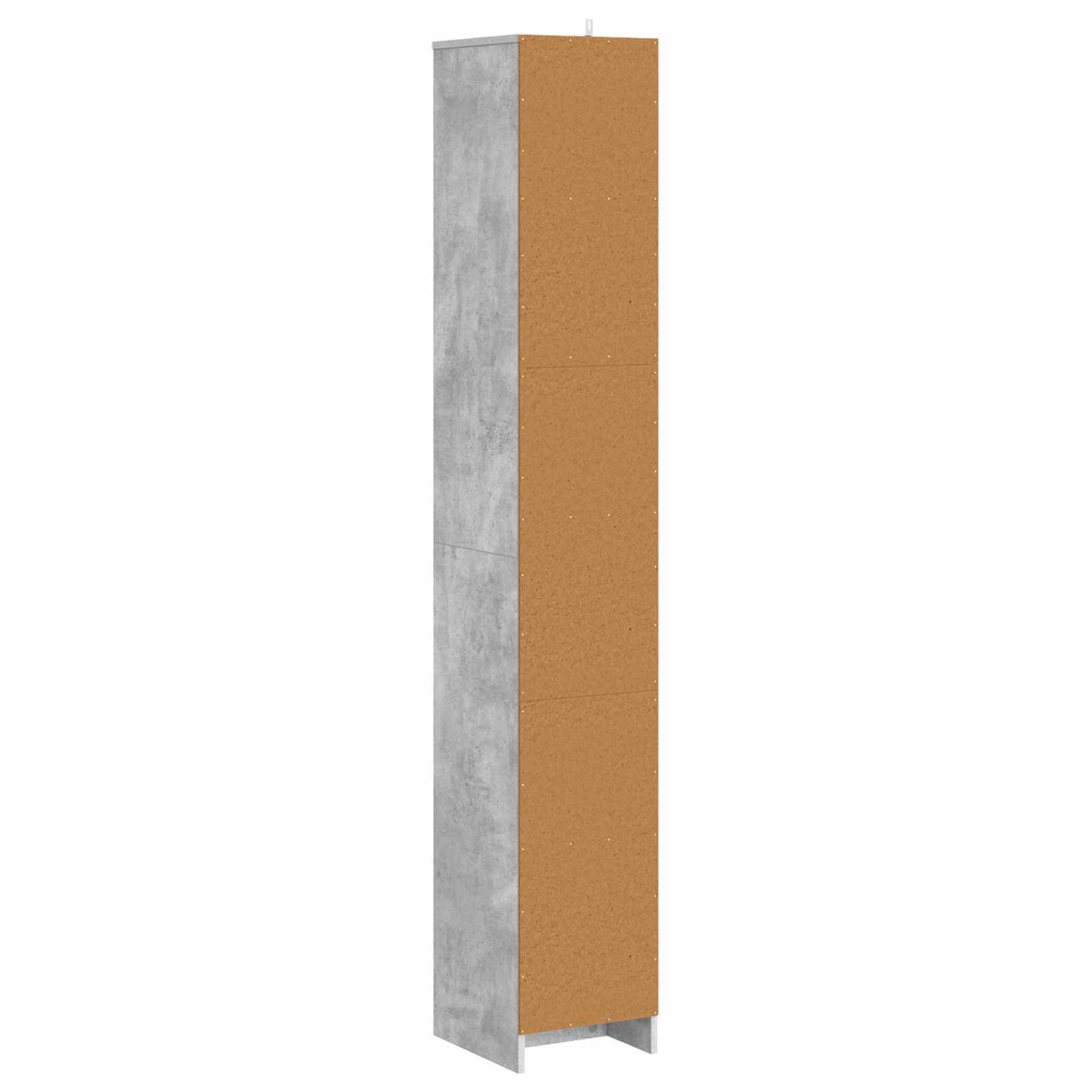 vidaXL Badezimmerschrank Betongrau 30 x 33 x 190 cm Holzwerkstoff