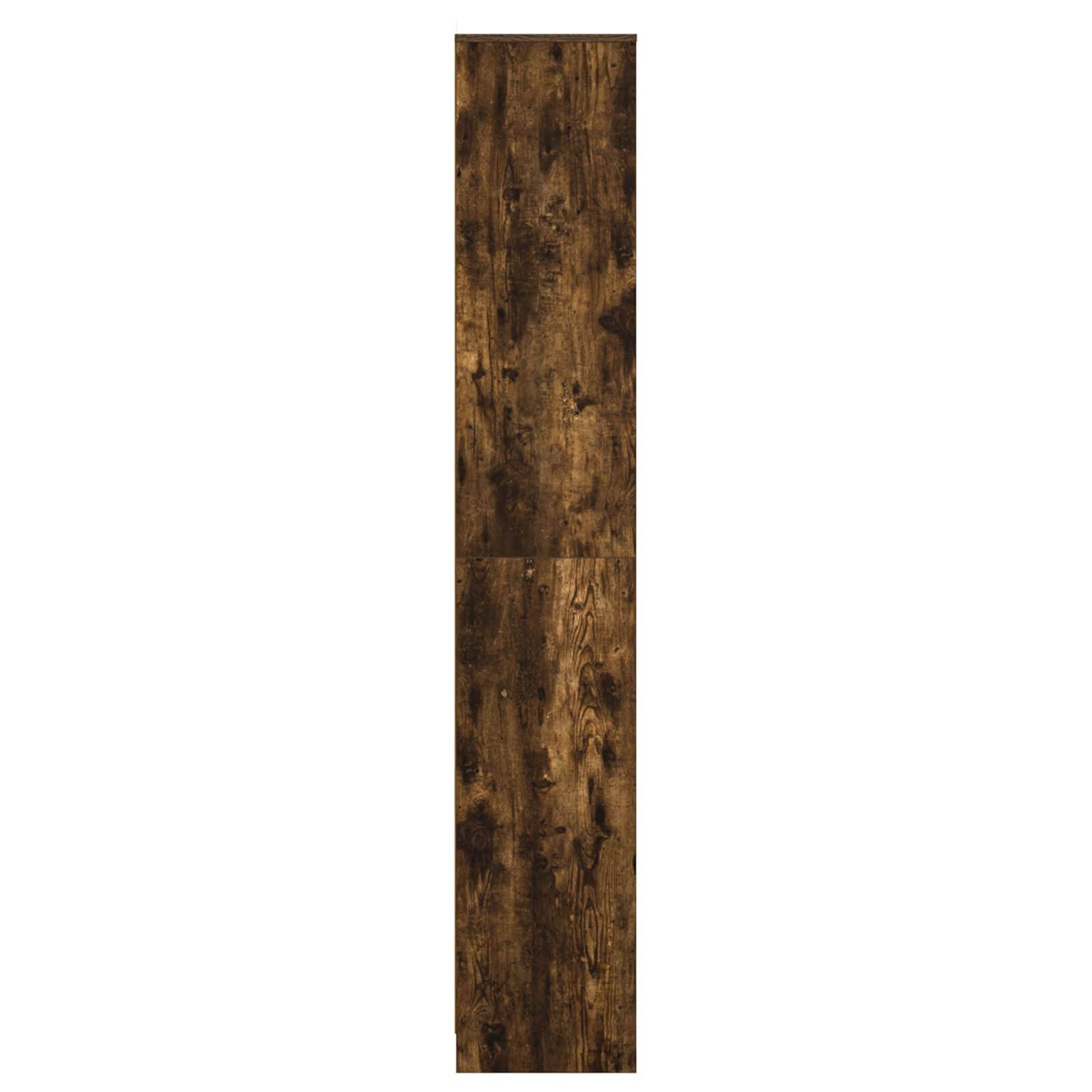 vidaXL Badezimmerschrank Geräucherte Eiche 30 x 33 x 190 cm