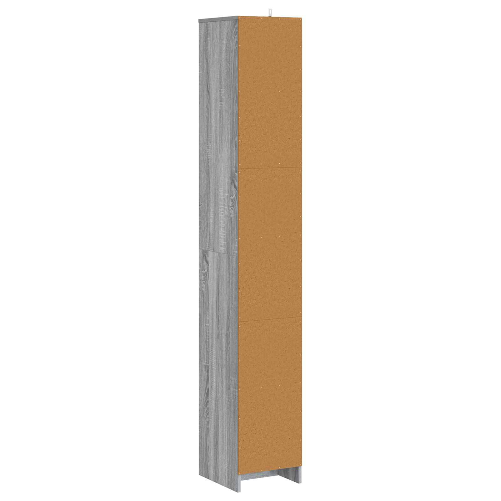 vidaXL Badezimmerschrank Grau Sonoma 30 x 33 x 190 cm Holzwerkstoff
