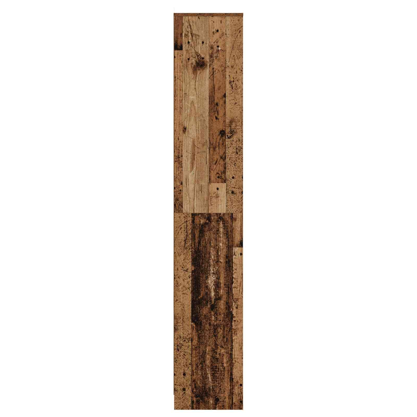 vidaXL Badezimmerschrank Altholz 30 x 33 x 190 cm Holzwerkstoff