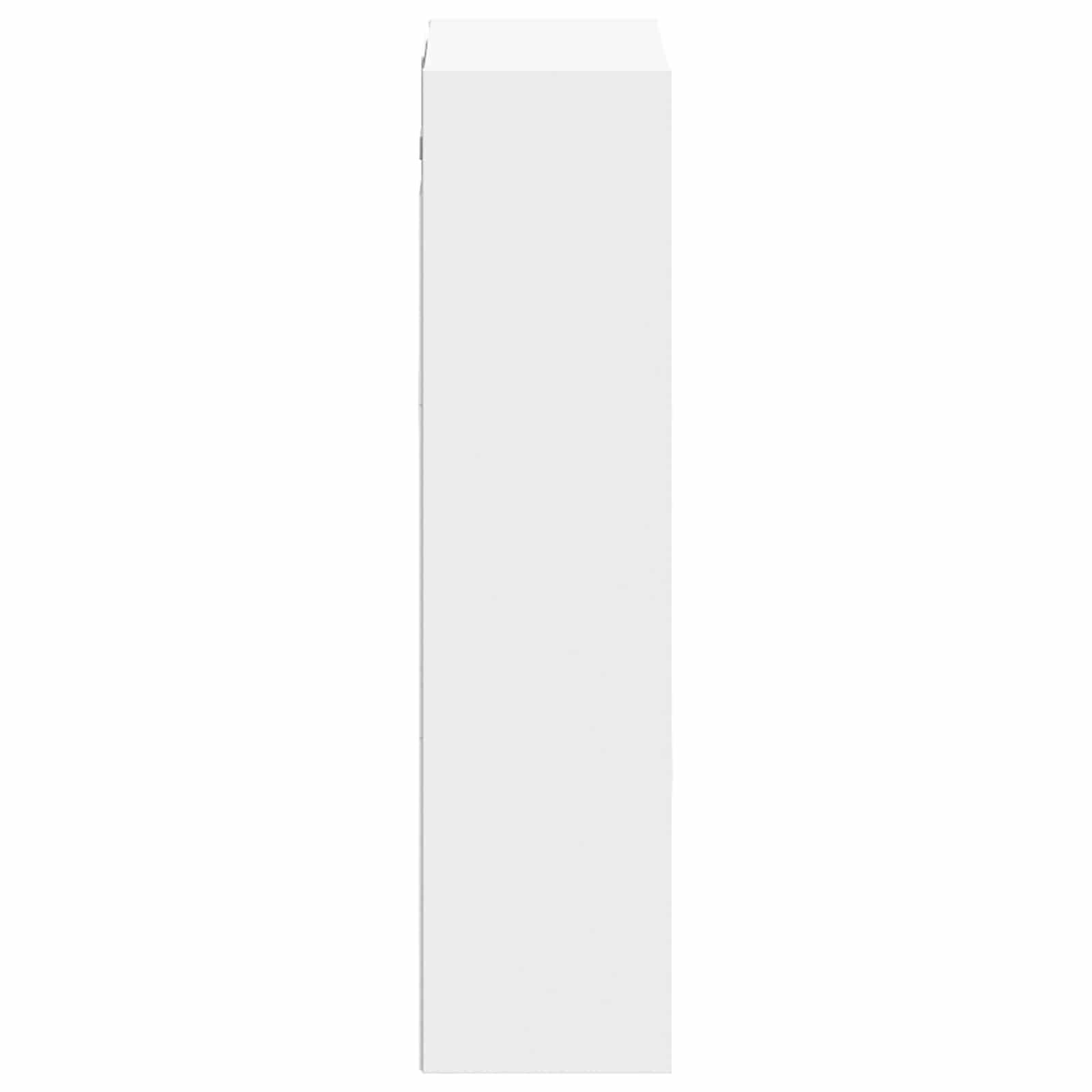 vidaXL Wandmontierte Waschbecken-Vanität Weiß 35 x 20 x 81 cm