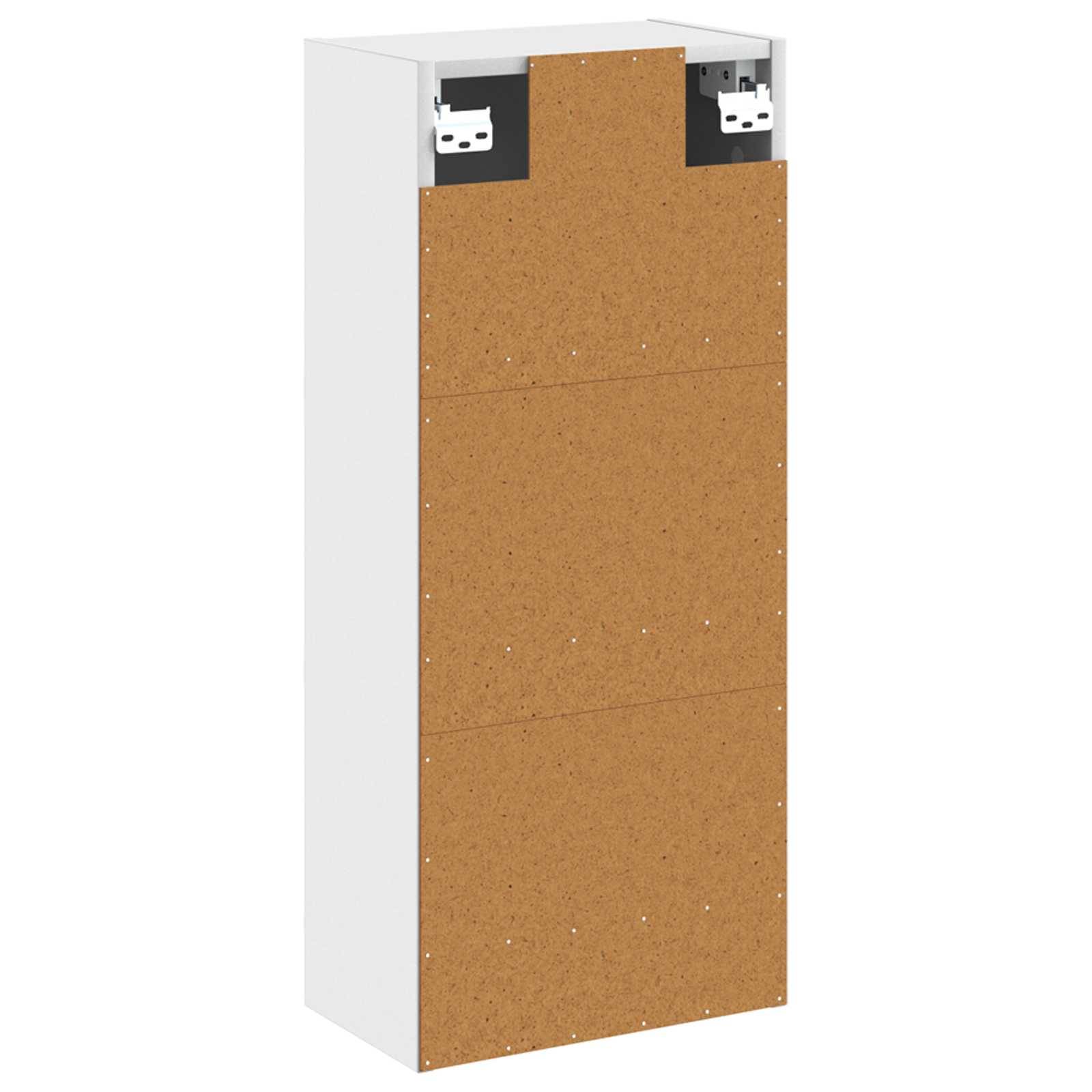 vidaXL Wandmontierte Waschbecken-Vanität Weiß 35 x 20 x 81 cm