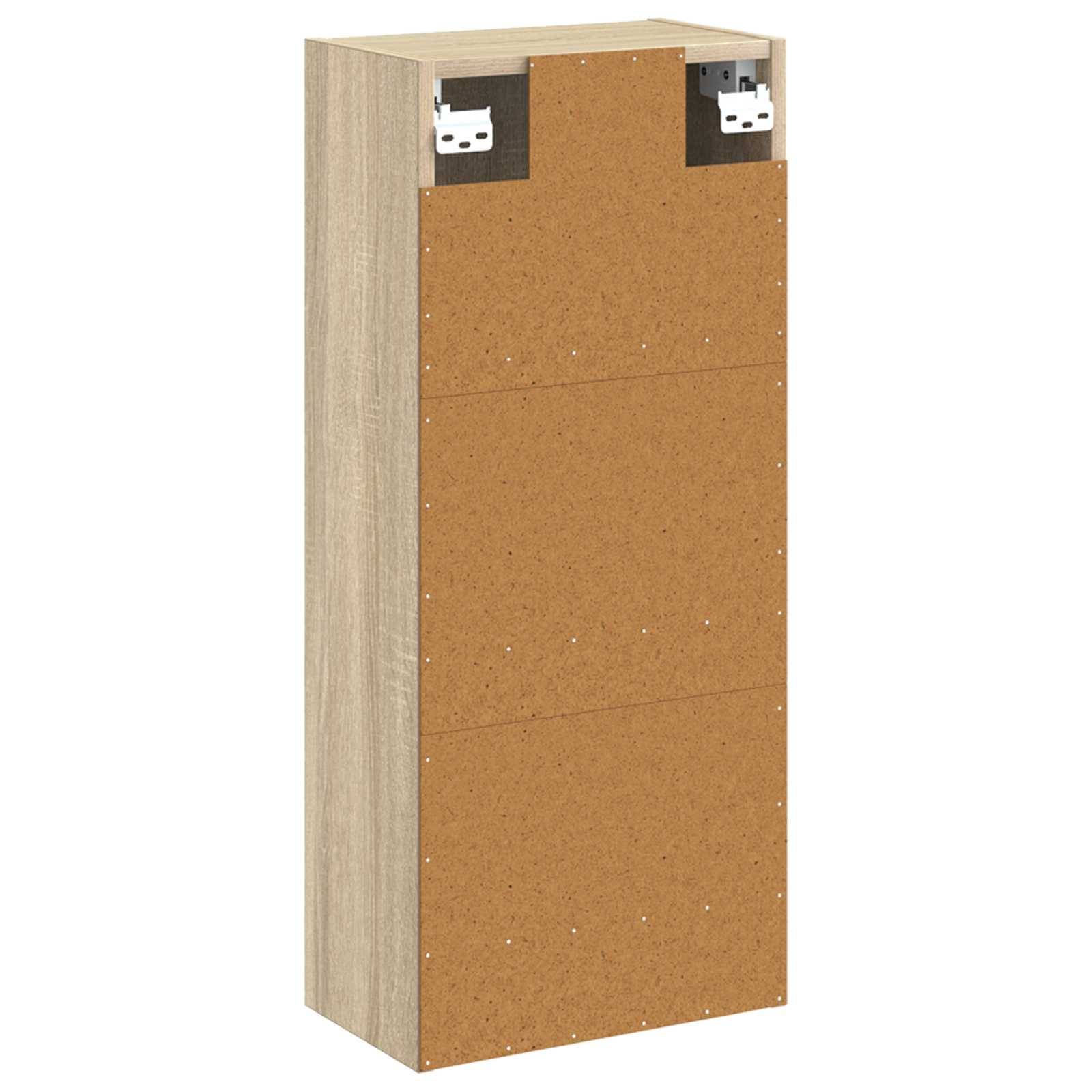 vidaXL Wandmontierte Waschbecken-Vanität Sonoma-Eiche 35 x 20 x 81 cm