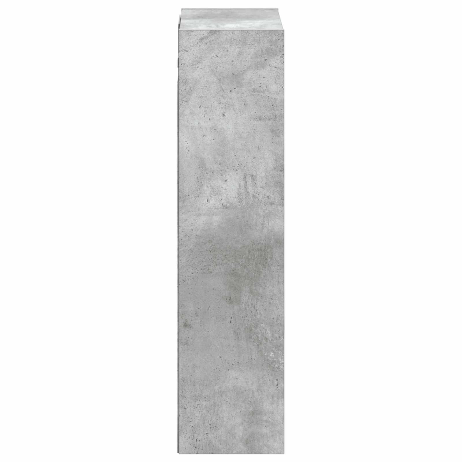 vidaXL Wandmontierte Waschbecken-Vanität Betongrau 35 x 20 x 81 cm