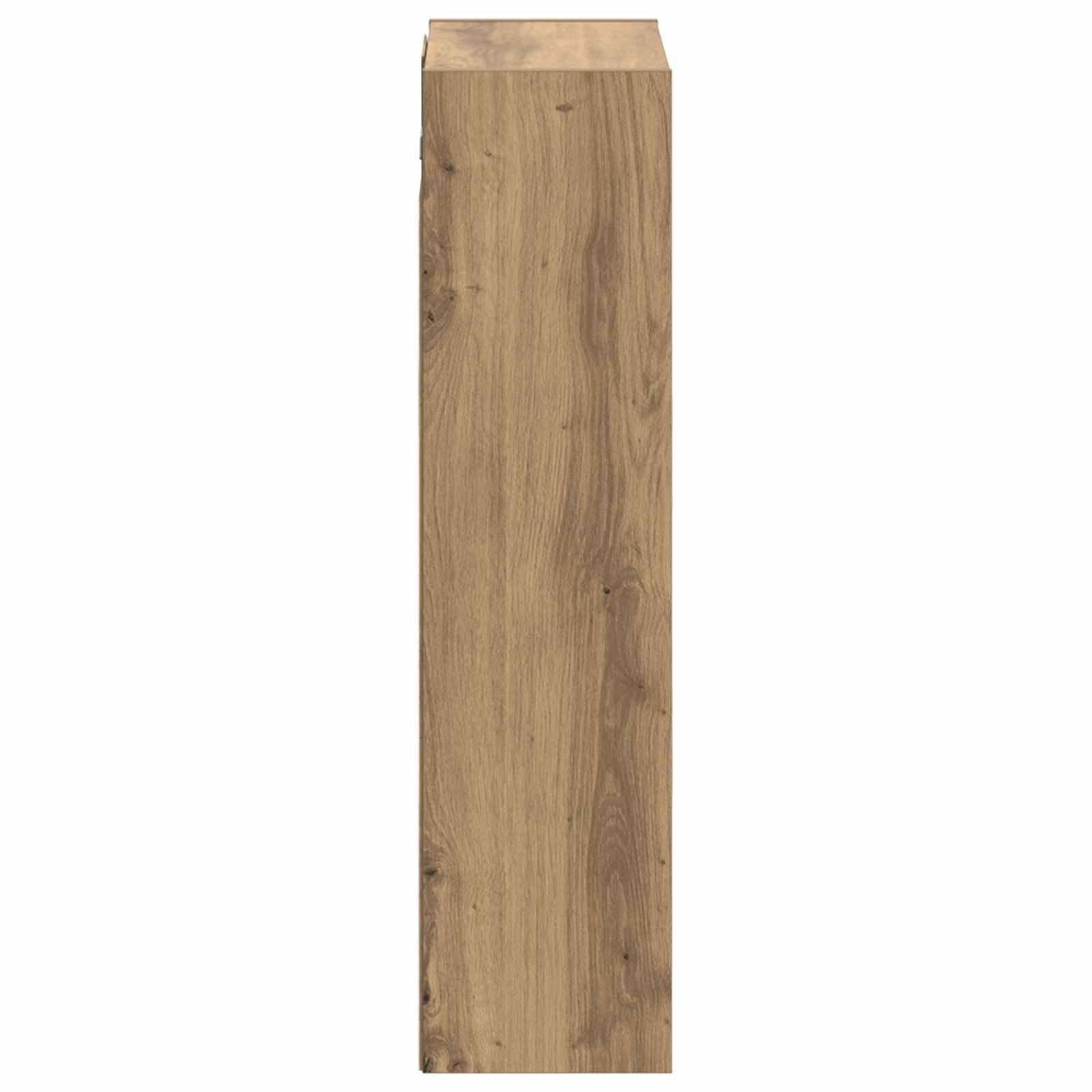 vidaXL Wandmontierte Waschbecken-Vanität Artisan-Eiche 35 x 20 x 81 cm
