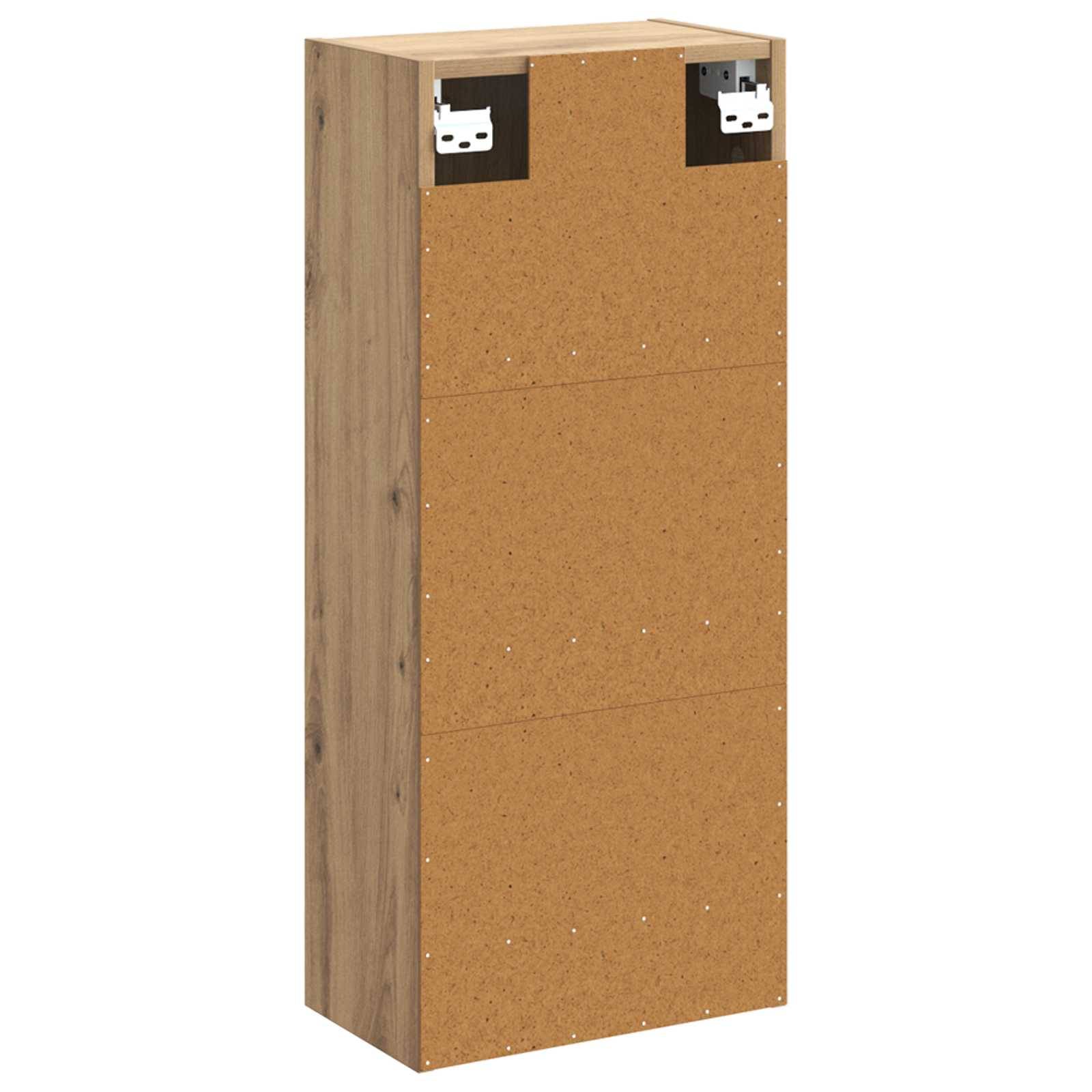 vidaXL Wandmontierte Waschbecken-Vanität Artisan-Eiche 35 x 20 x 81 cm