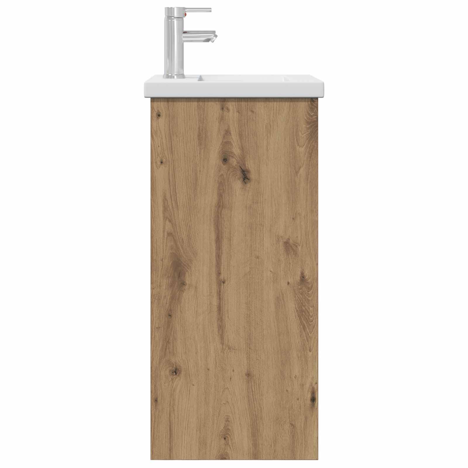 vidaXL Badezimmerschrank mit Waschbecken Artisan-Eiche