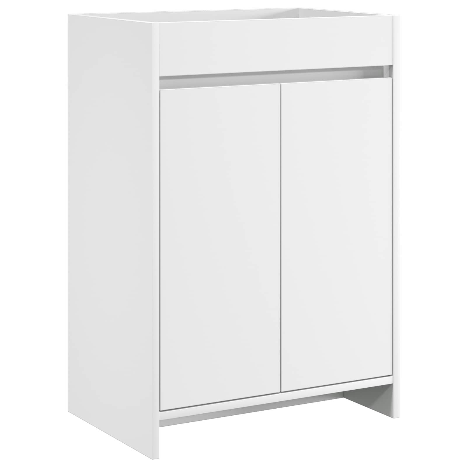 vidaXL Badezimmermöbel-Set Weiß 81 x 40 x 84,5 cm Holzwerkstoff