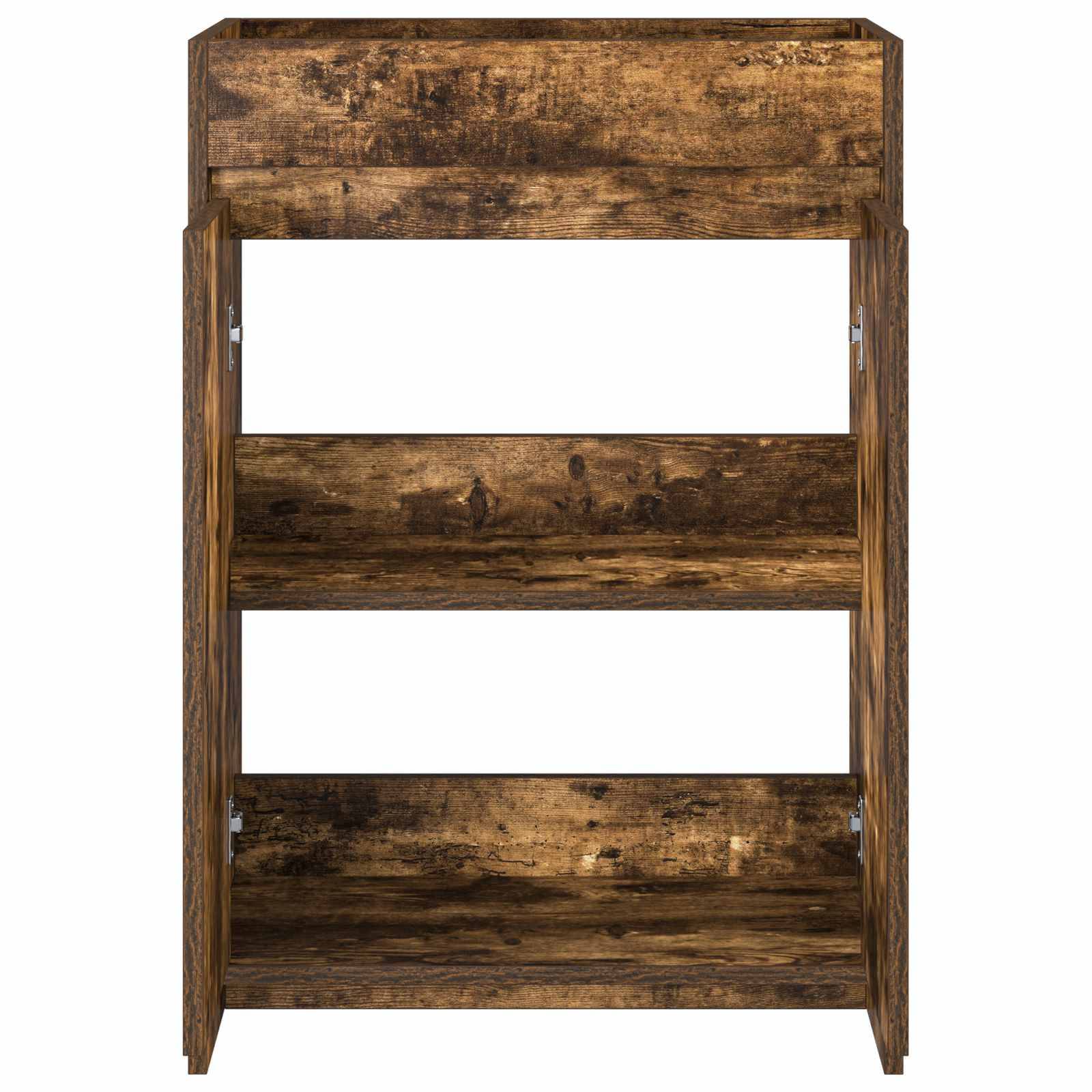 vidaXL Badunterschrank Geräucherte Eiche 56 x 37,5 x 81 cm