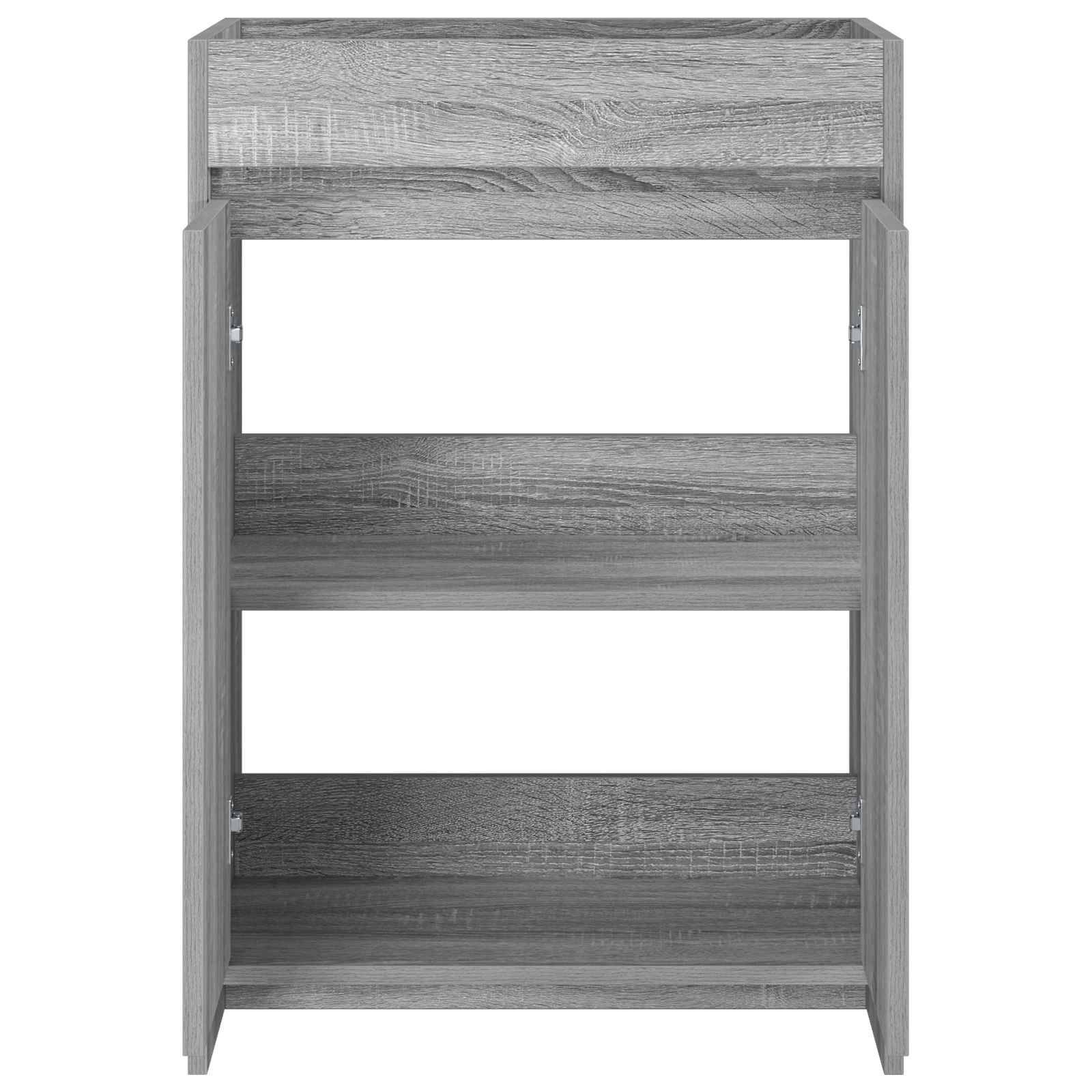 vidaXL Badunterschrank Grau Sonoma 56 x 37,5 x 81 cm Holzwerkstoff
