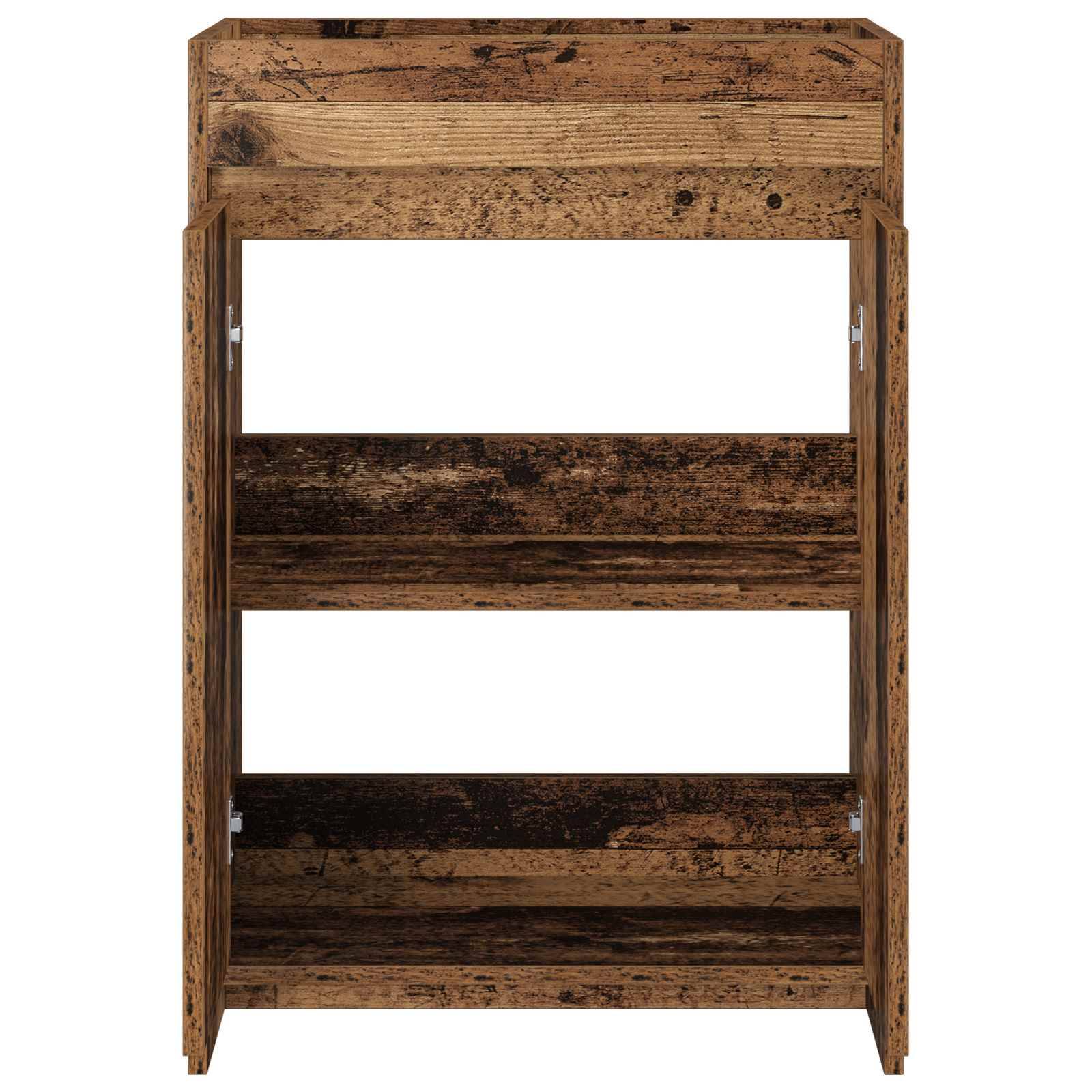 vidaXL Badunterschrank Altholz 56 x 37,5 x 81 cm Holzwerkstoff