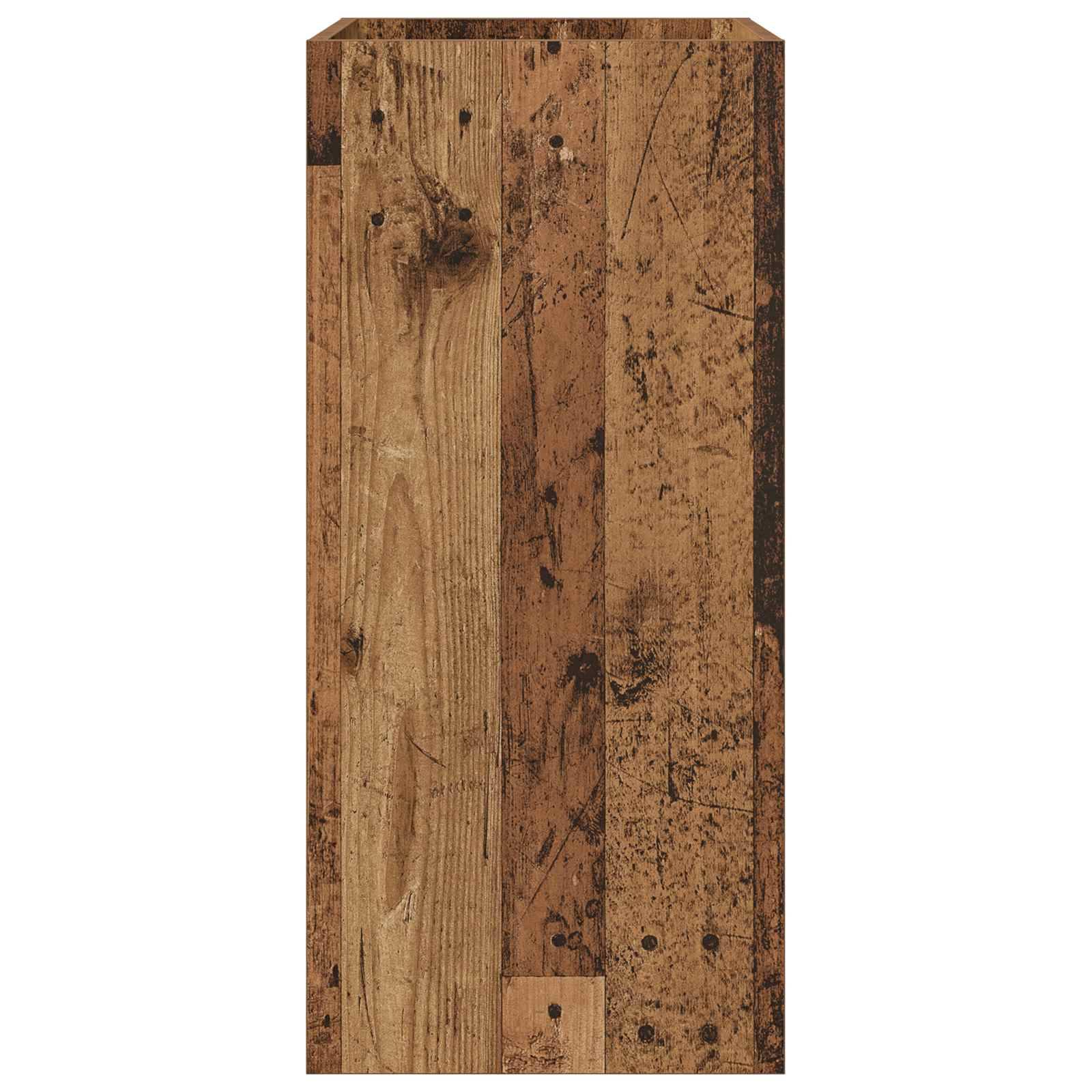 vidaXL Badunterschrank Altholz 56 x 37,5 x 81 cm Holzwerkstoff