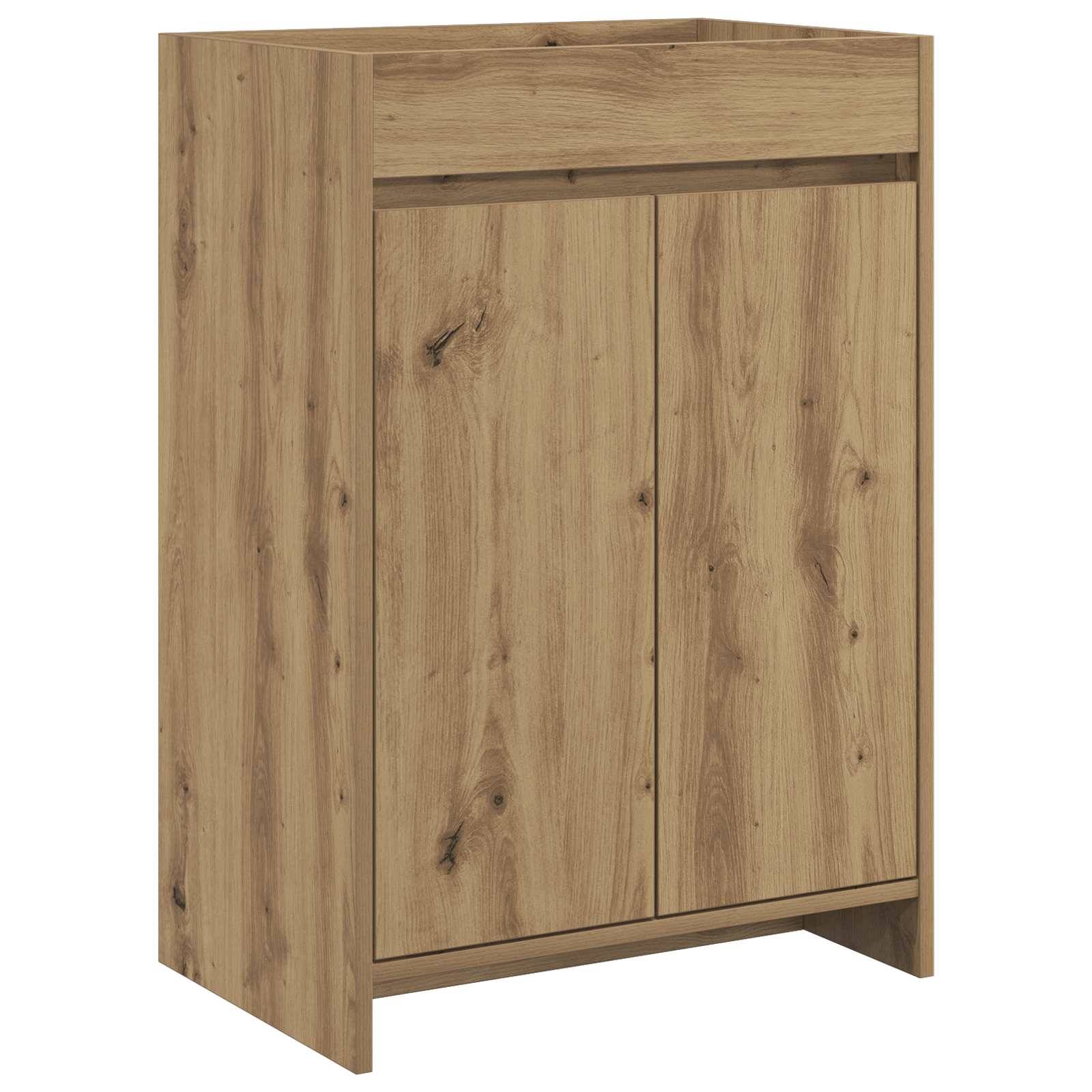 vidaXL Badezimmermöbel-Set Artisan-Eiche 61 x 40 x 84,5 cm