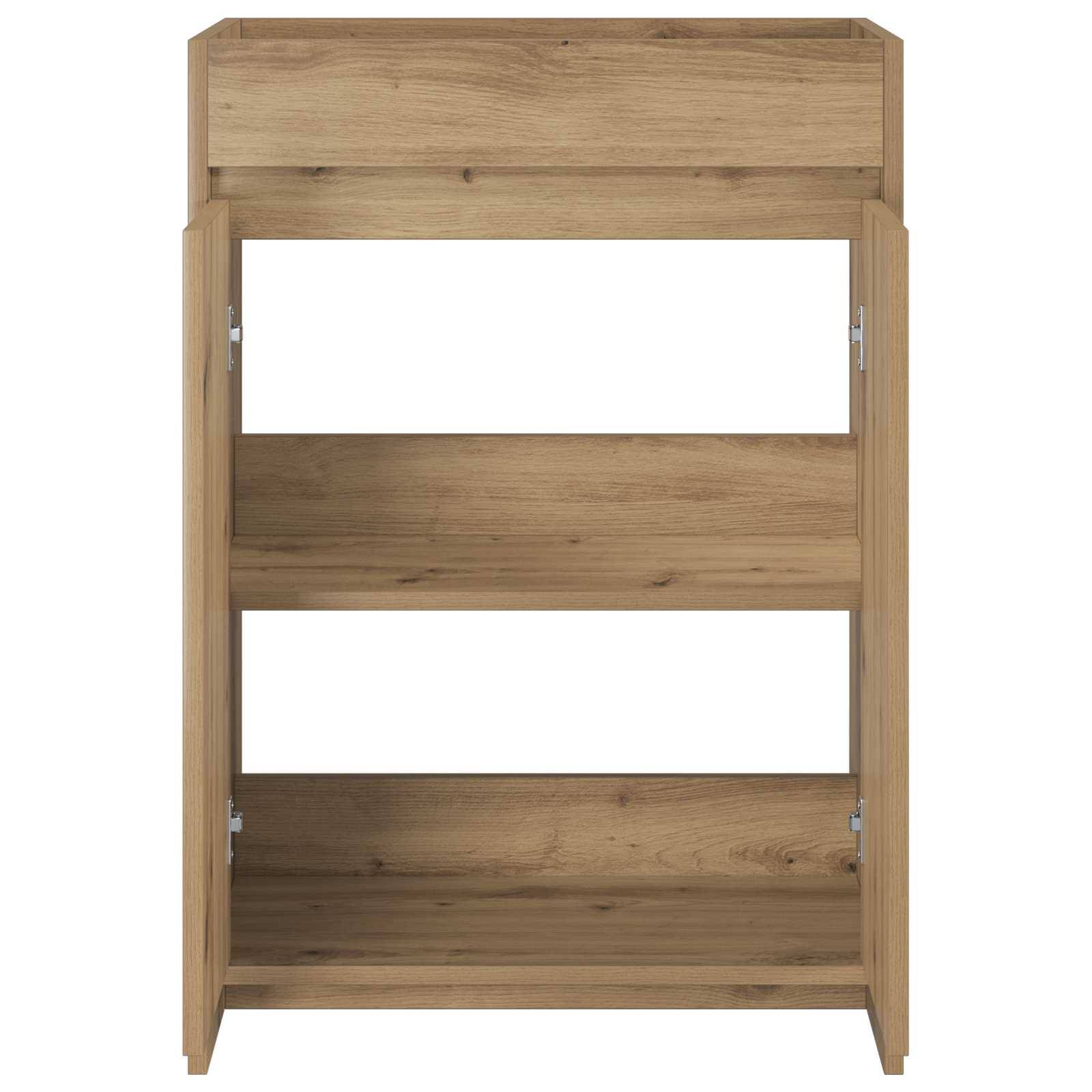 vidaXL Badunterschrank Artisan-Eiche 56 x 37,5 x 81 cm Holzwerkstoff
