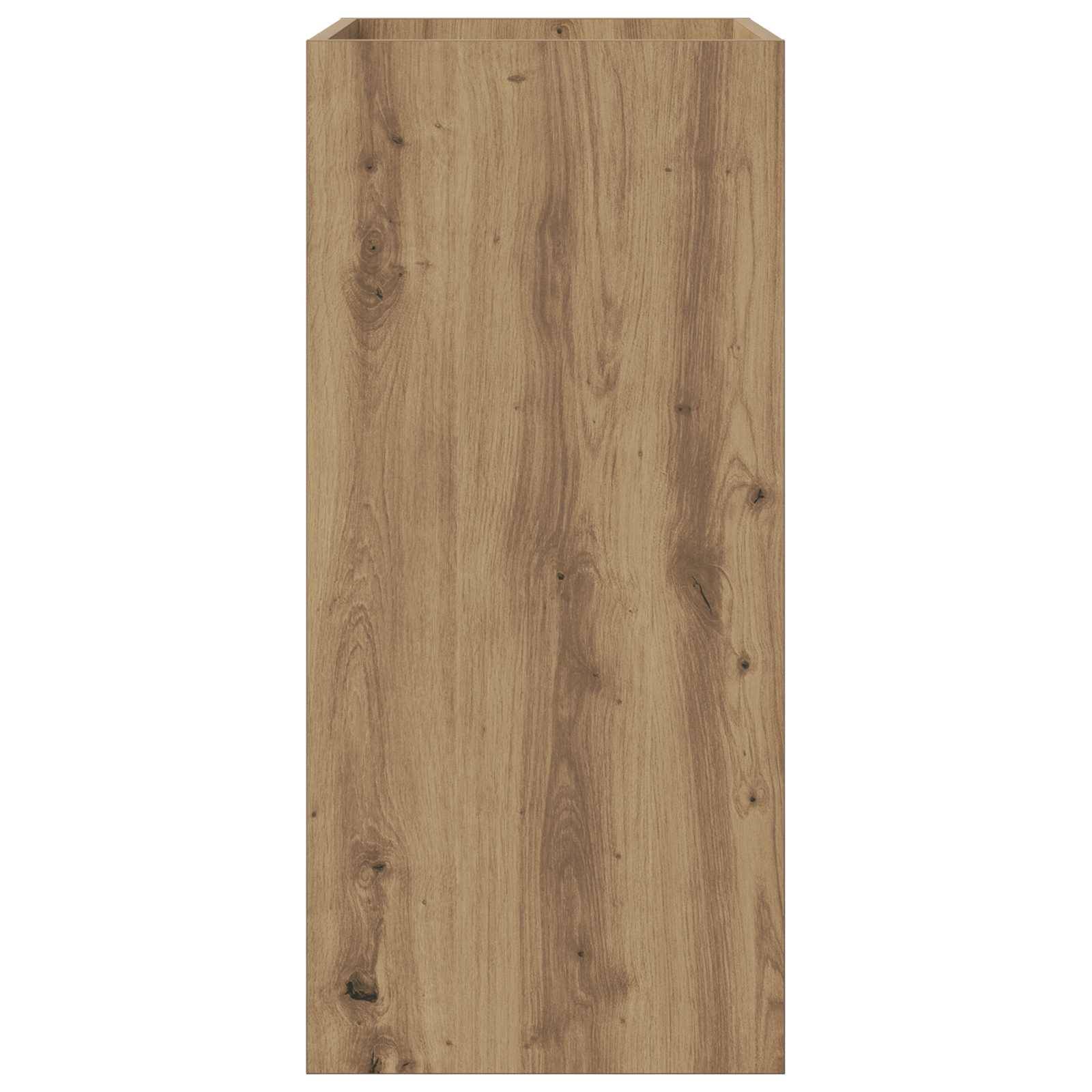 vidaXL Badunterschrank Artisan-Eiche 56 x 37,5 x 81 cm Holzwerkstoff