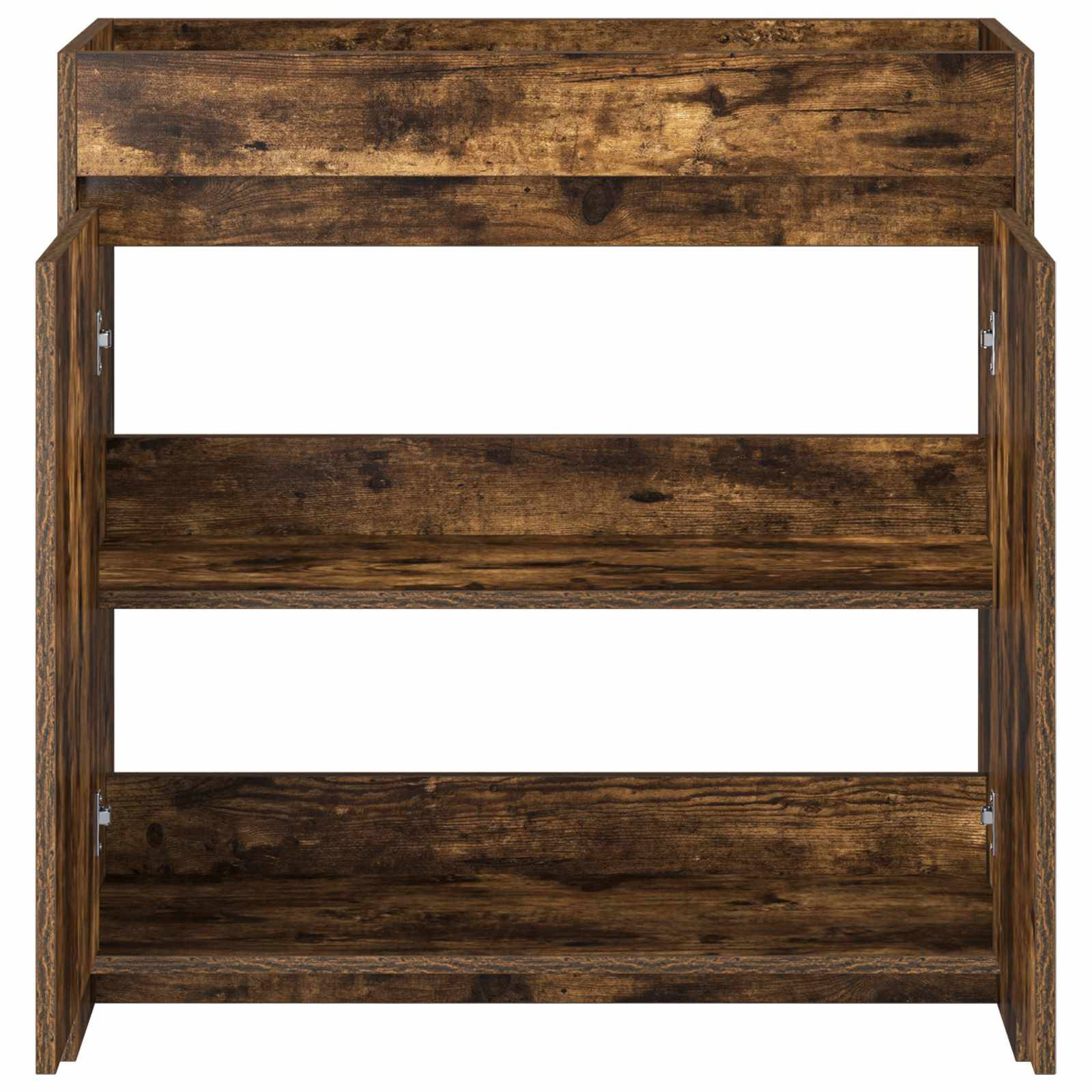 vidaXL Badunterschrank Geräucherte Eiche 78,5 x 37,5 x 81 cm