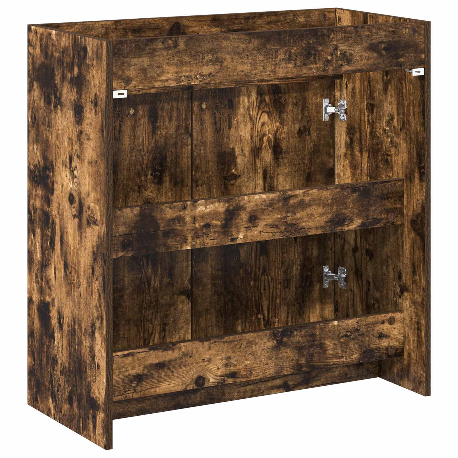 vidaXL Badunterschrank Geräucherte Eiche 78,5 x 37,5 x 81 cm