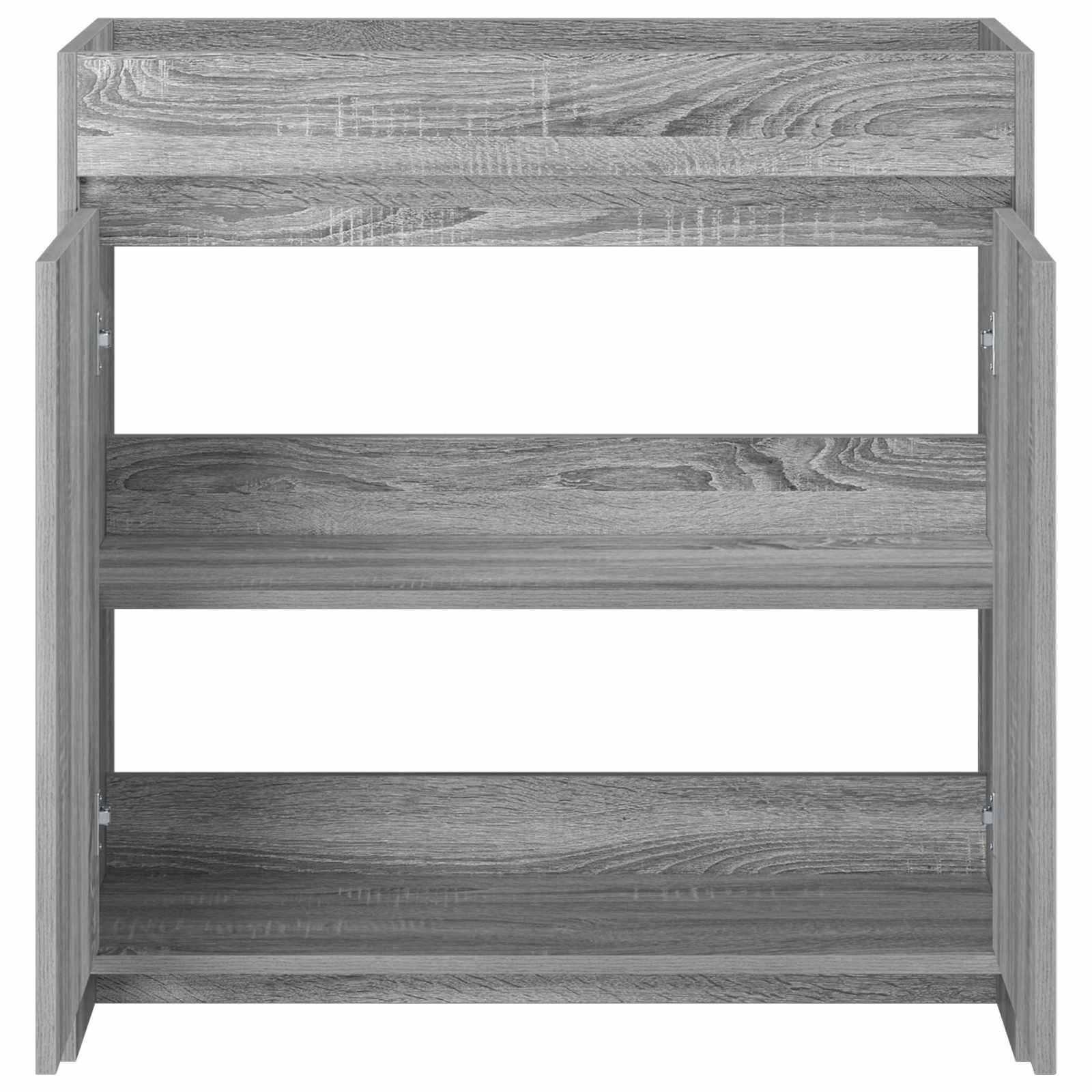 vidaXL Badunterschrank Grau Sonoma 78,5 x 37,5 x 81 cm Holzwerkstoff