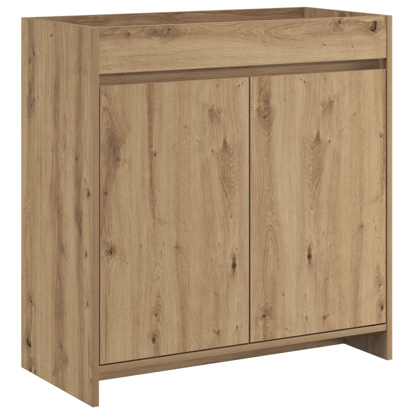 vidaXL Badunterschrank Artisan-Eiche 78,5 x 37,5 x 81 cm Holzwerkstoff