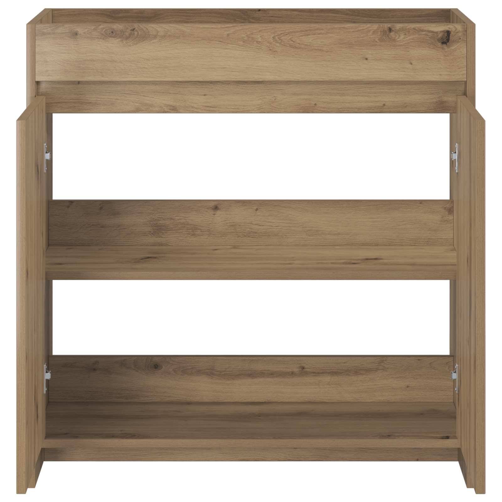 vidaXL Badunterschrank Artisan-Eiche 78,5 x 37,5 x 81 cm Holzwerkstoff