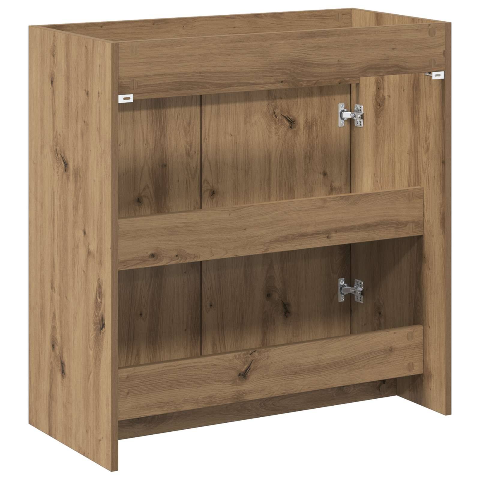 vidaXL Badunterschrank Artisan-Eiche 78,5 x 37,5 x 81 cm Holzwerkstoff