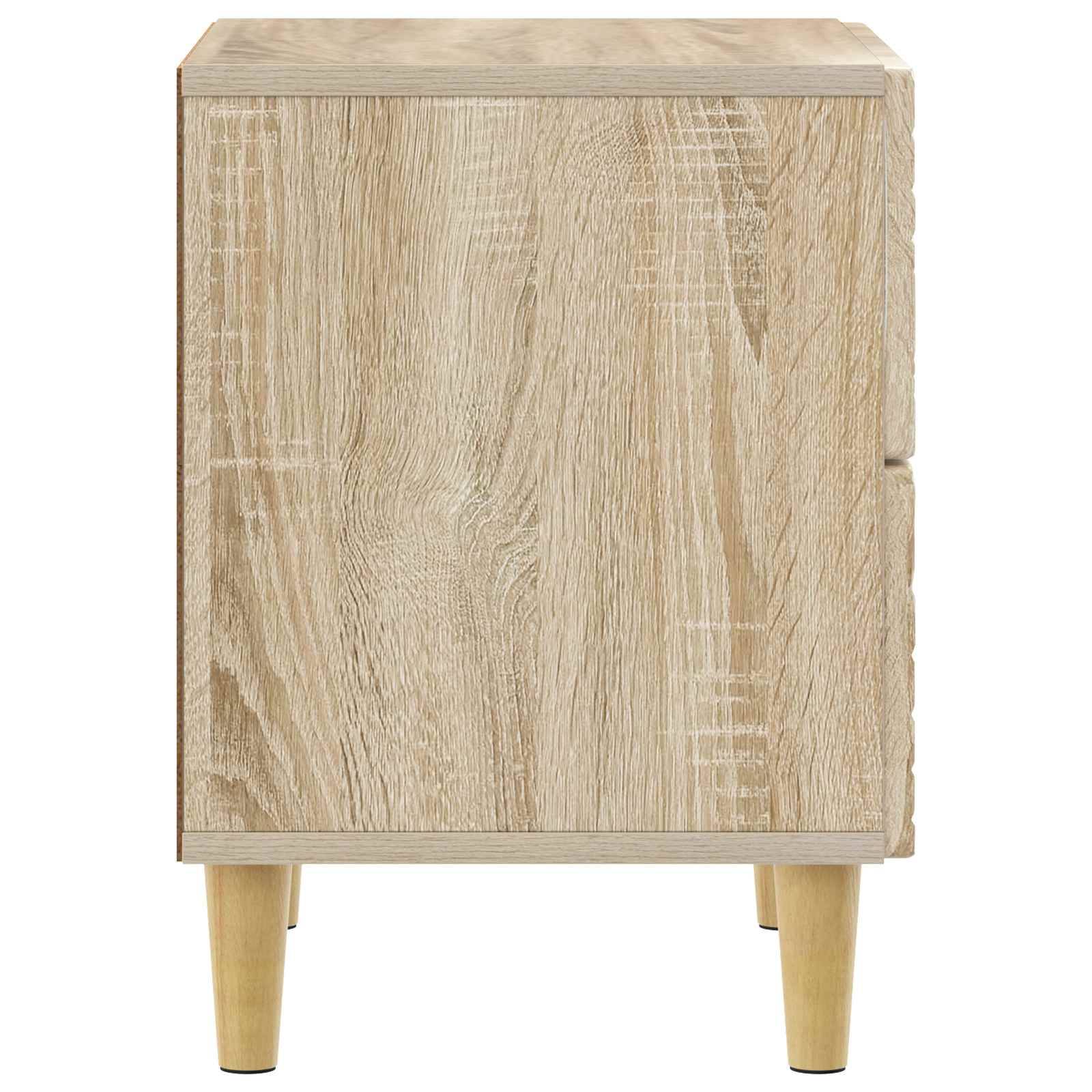 vidaXL Nachttisch Sonoma-Eiche 43 x 34,5 x 48 cm Holzwerkstoff