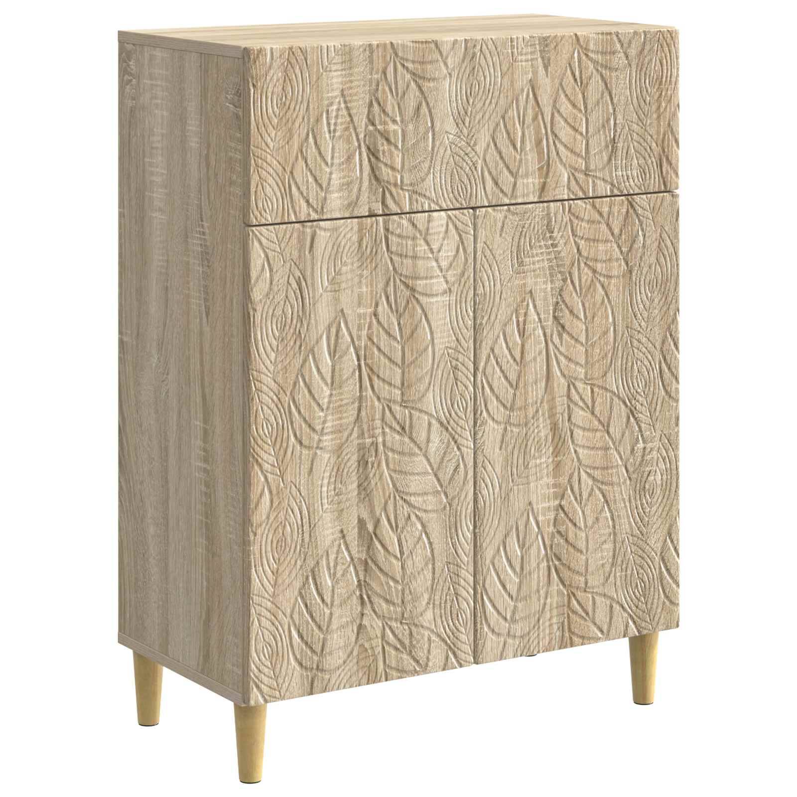 vidaXL Sideboard Sonoma-Eiche 66 x 34,5 x 90 cm Holzwerkstoff