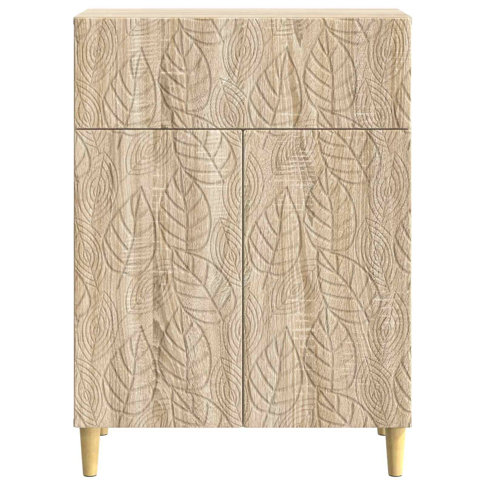 vidaXL Sideboard Sonoma-Eiche 66 x 34,5 x 90 cm Holzwerkstoff