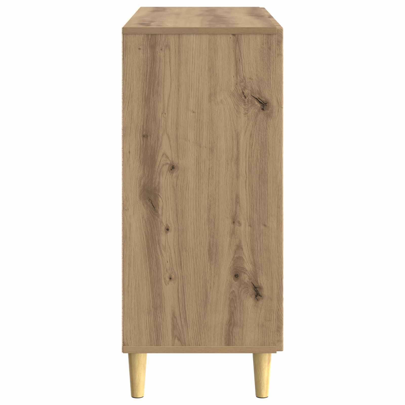 vidaXL Sideboard Artisan-Eiche 89 x 34,5 x 80 cm Holzwerkstoff