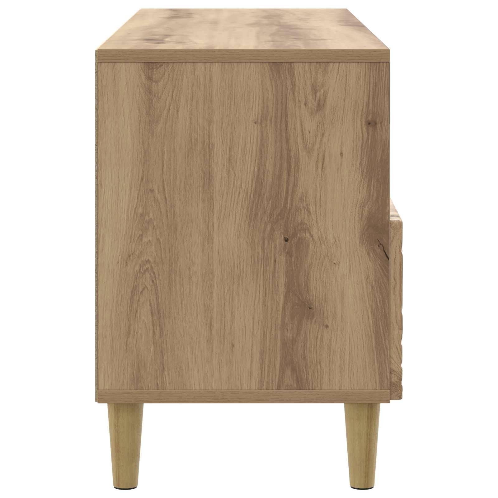 vidaXL TV-Schränk 102 x 34,5 x 50 cm Artisan-Eiche Holzwerkstoff