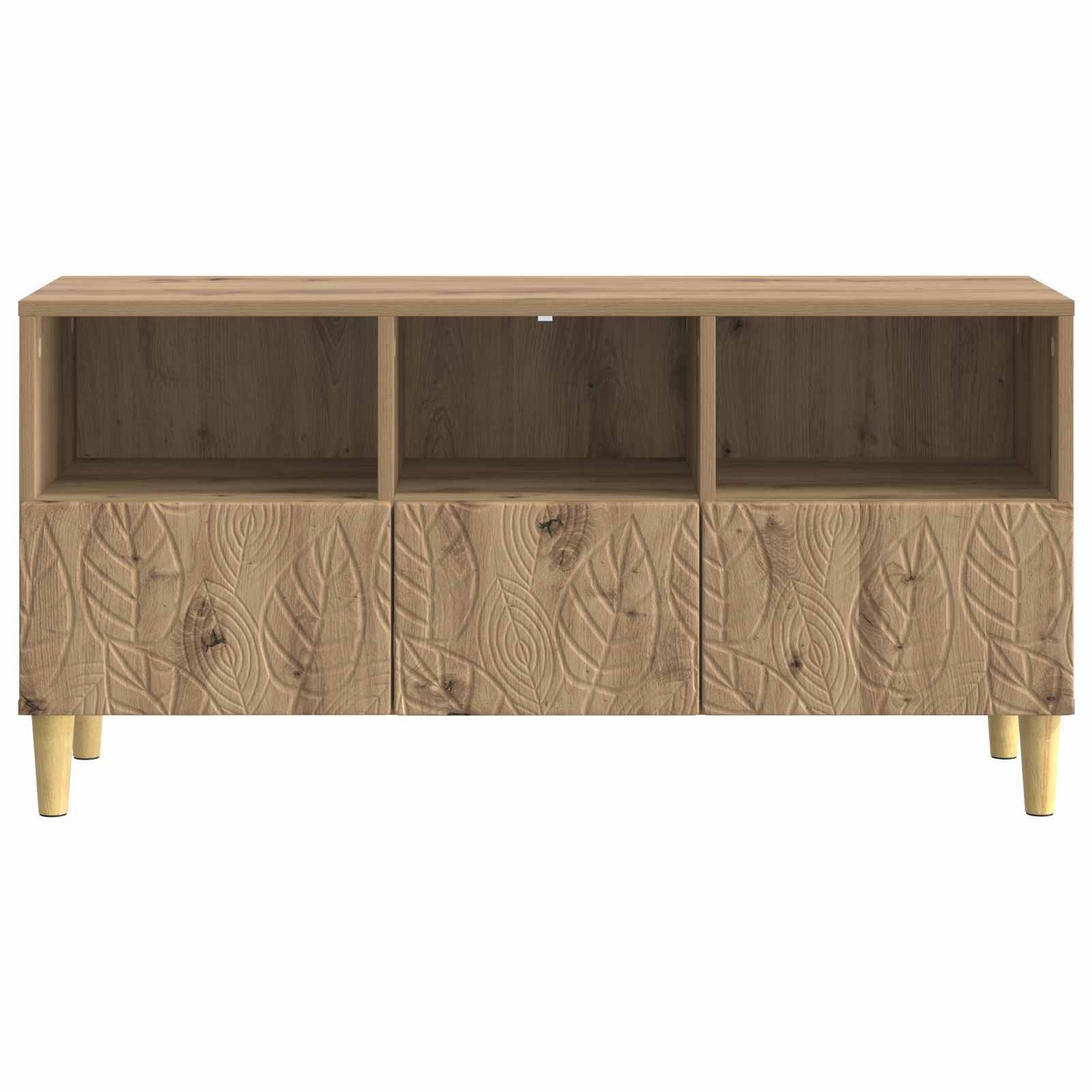 vidaXL TV-Schränk 102 x 34,5 x 50 cm Artisan-Eiche Holzwerkstoff