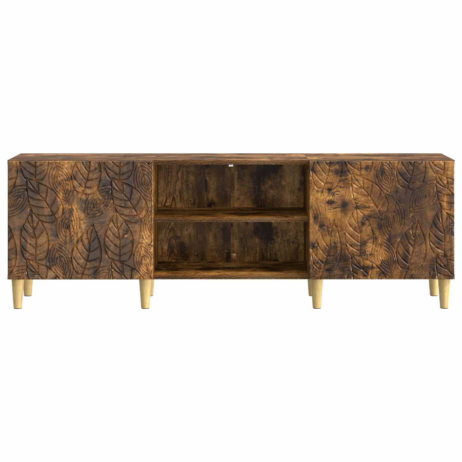 vidaXL TV-Schränk 150 x 31 x 50 cm Geräucherte Eiche Holzwerkstoff