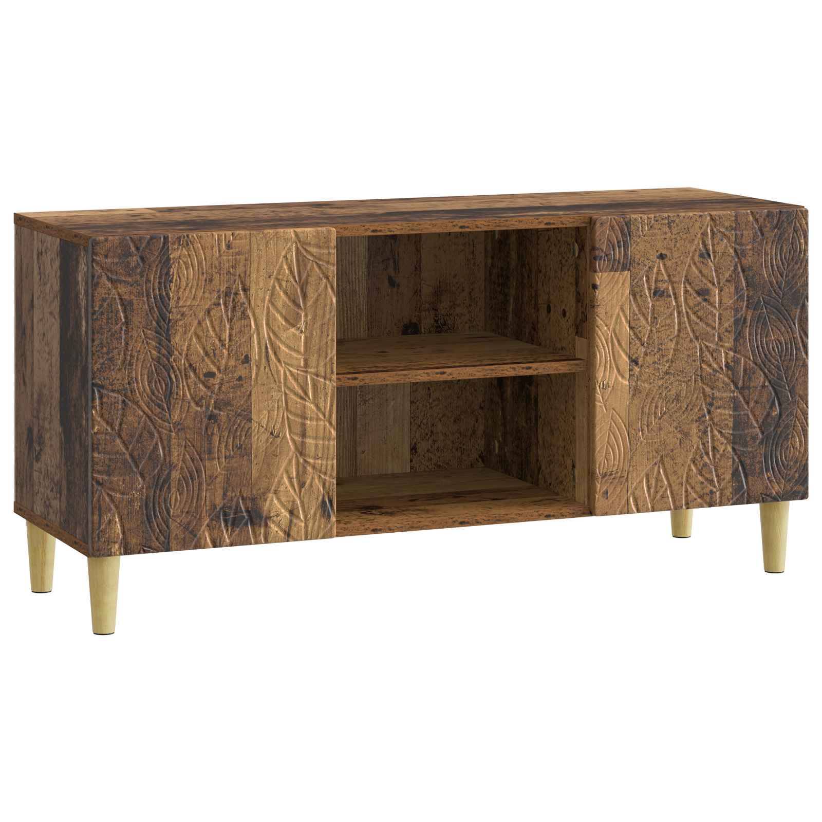 vidaXL TV-Schränk 102 x 34,5 x 50 cm Altholz Holzwerkstoff