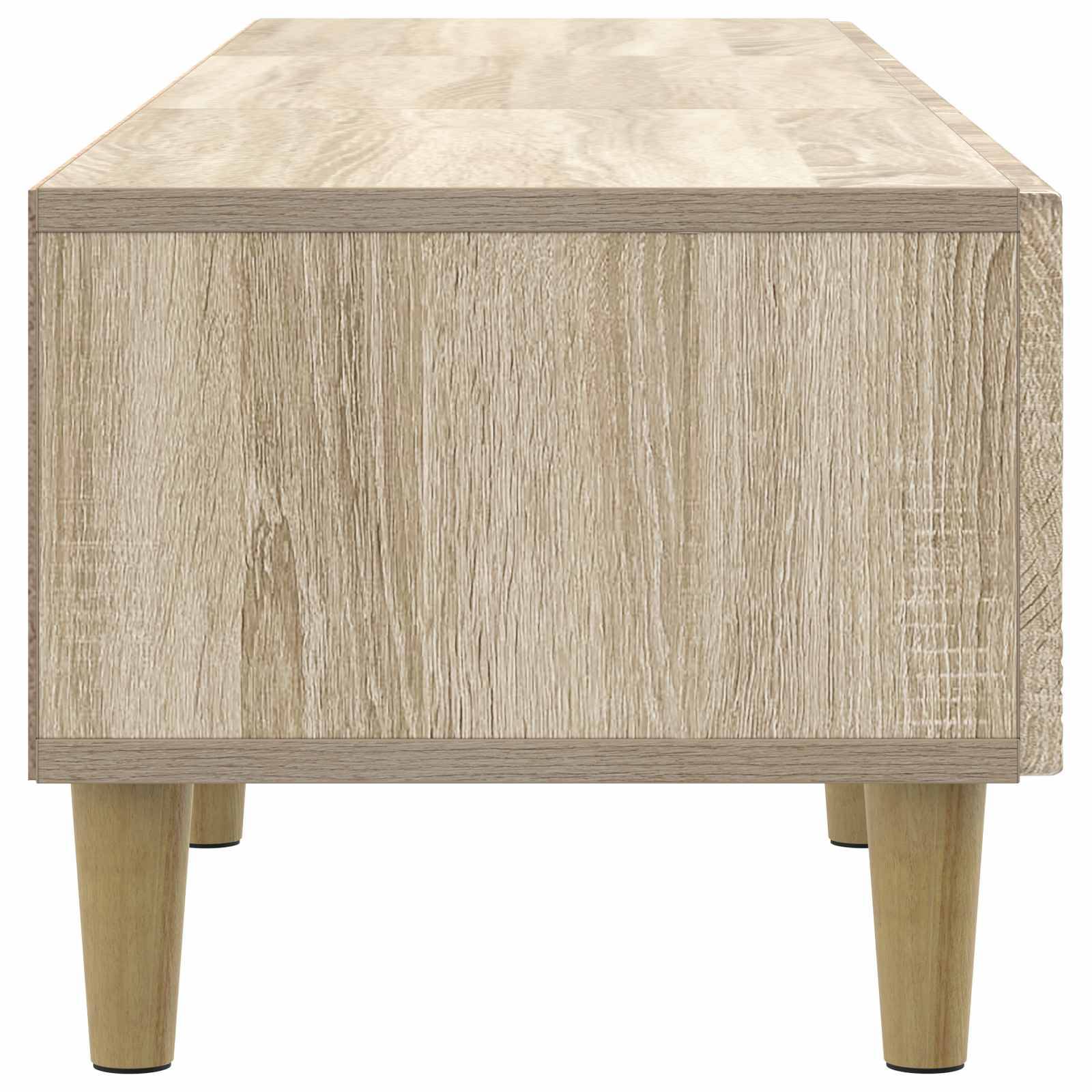 vidaXL TV-Schränk 147 x 34,5 x 30 cm Sonoma-Eiche Holzwerkstoff