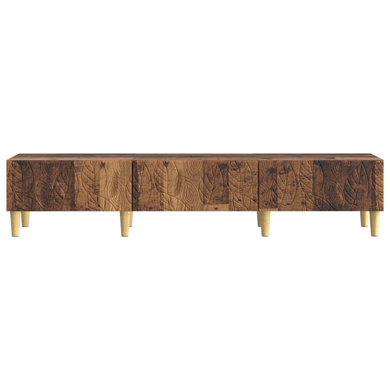 vidaXL TV-Schränk 147 x 34,5 x 30 cm Altholz Holzwerkstoff