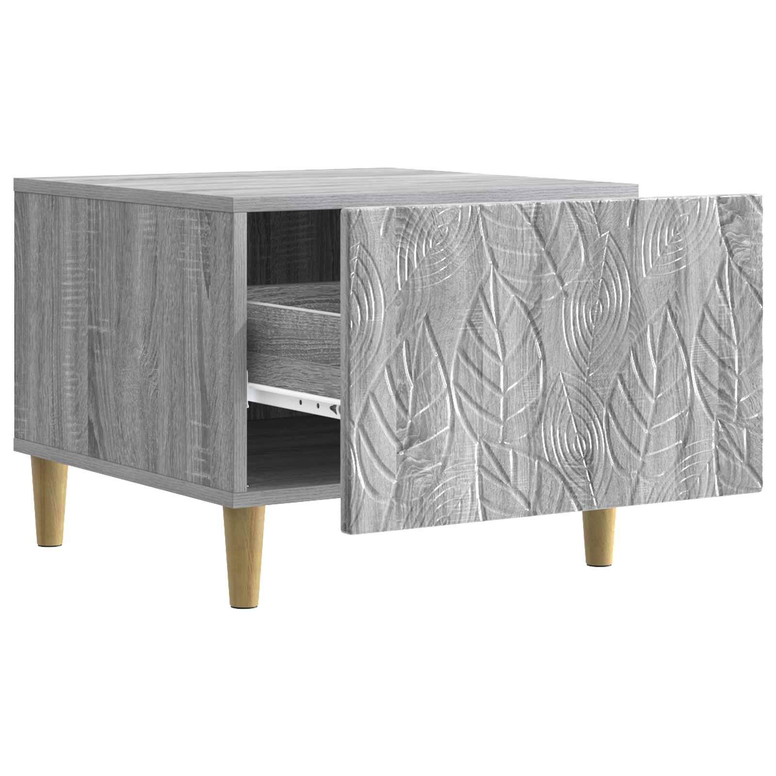 vidaXL Couchtisch Grau Sonoma 50 x 49 x 40 cm Holzwerkstoff