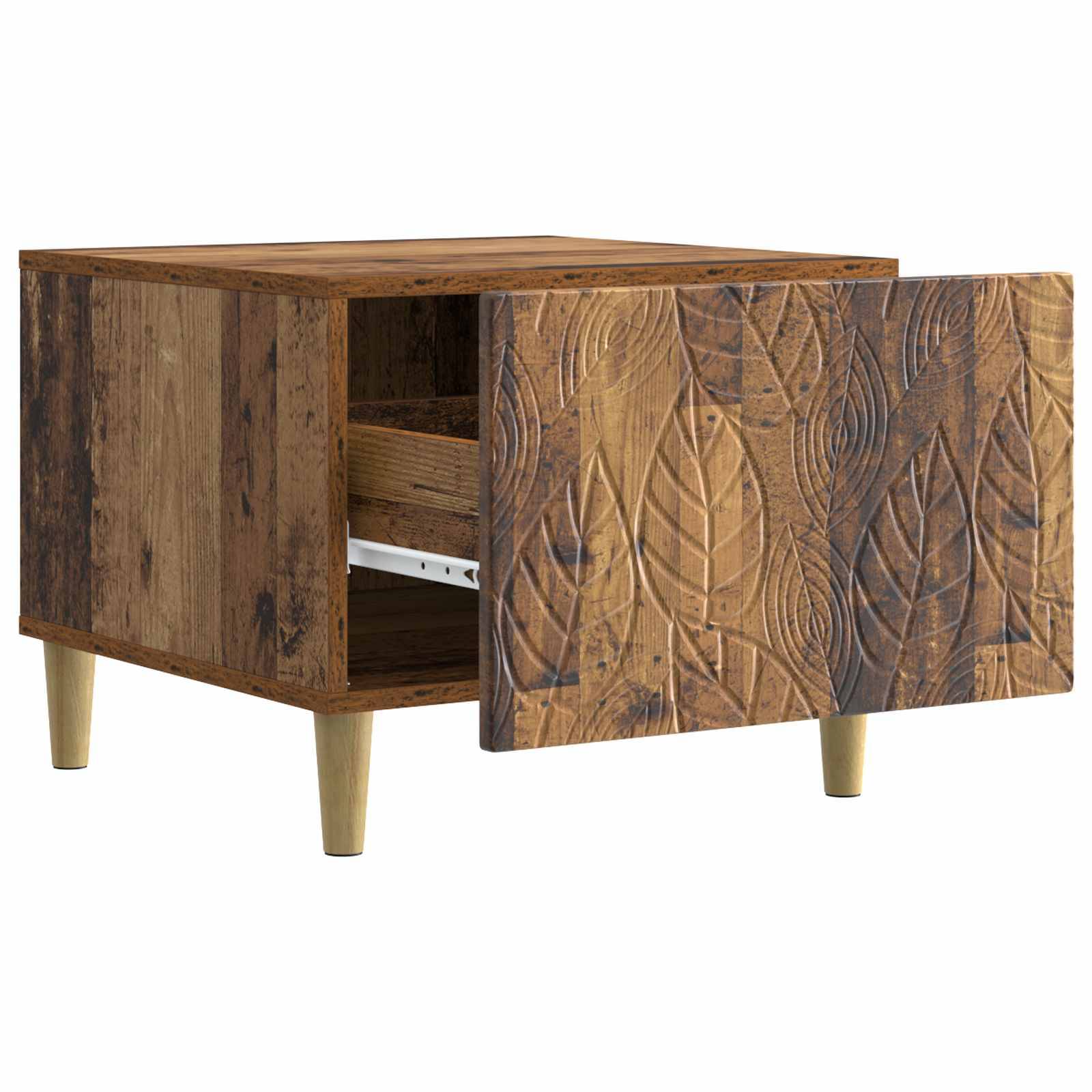 vidaXL Couchtisch Altholz 50 x 49 x 40 cm Holzwerkstoff