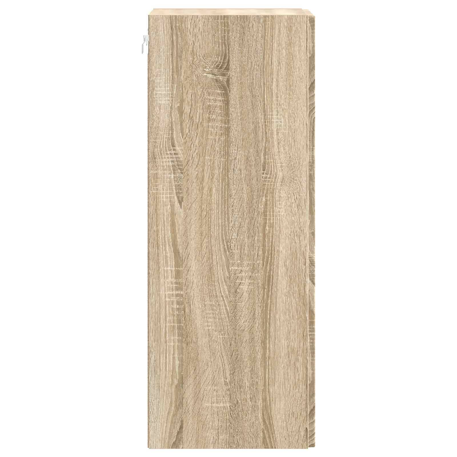 vidaXL Wandschrank Sonoma-Eiche 66 x 34,5 x 90 cm Holzwerkstoff
