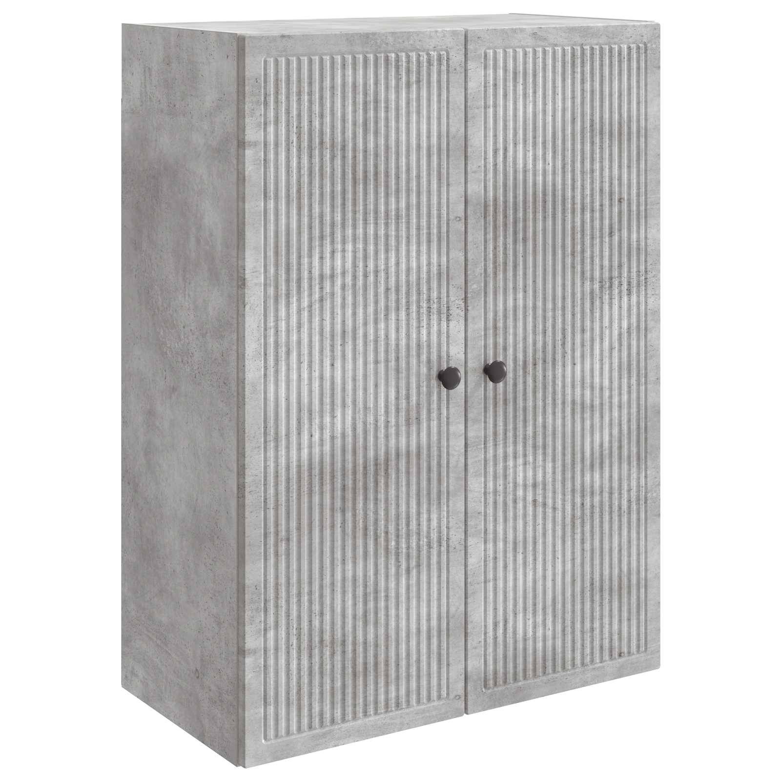 vidaXL Wandschrank Betongrau 66 x 34,5 x 90 cm Holzwerkstoff