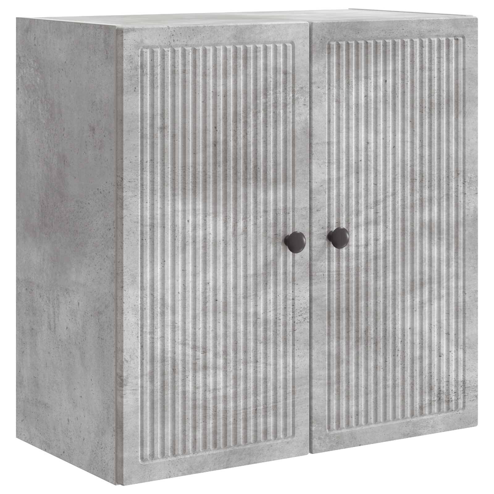 vidaXL Wandschrank Betongrau 59 x 31 x 60 cm Holzwerkstoff