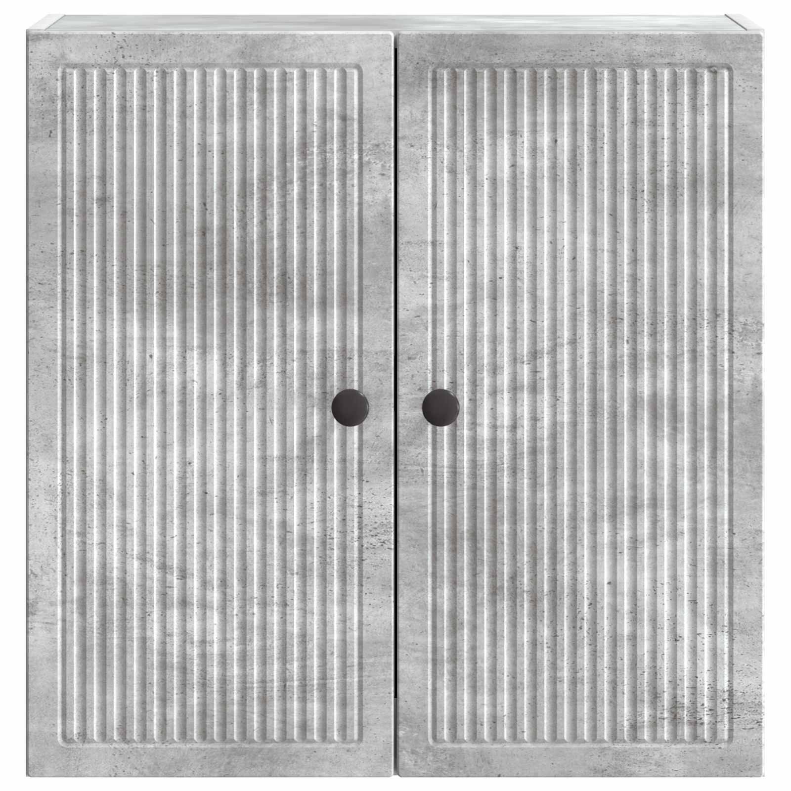 vidaXL Wandschrank Betongrau 59 x 31 x 60 cm Holzwerkstoff