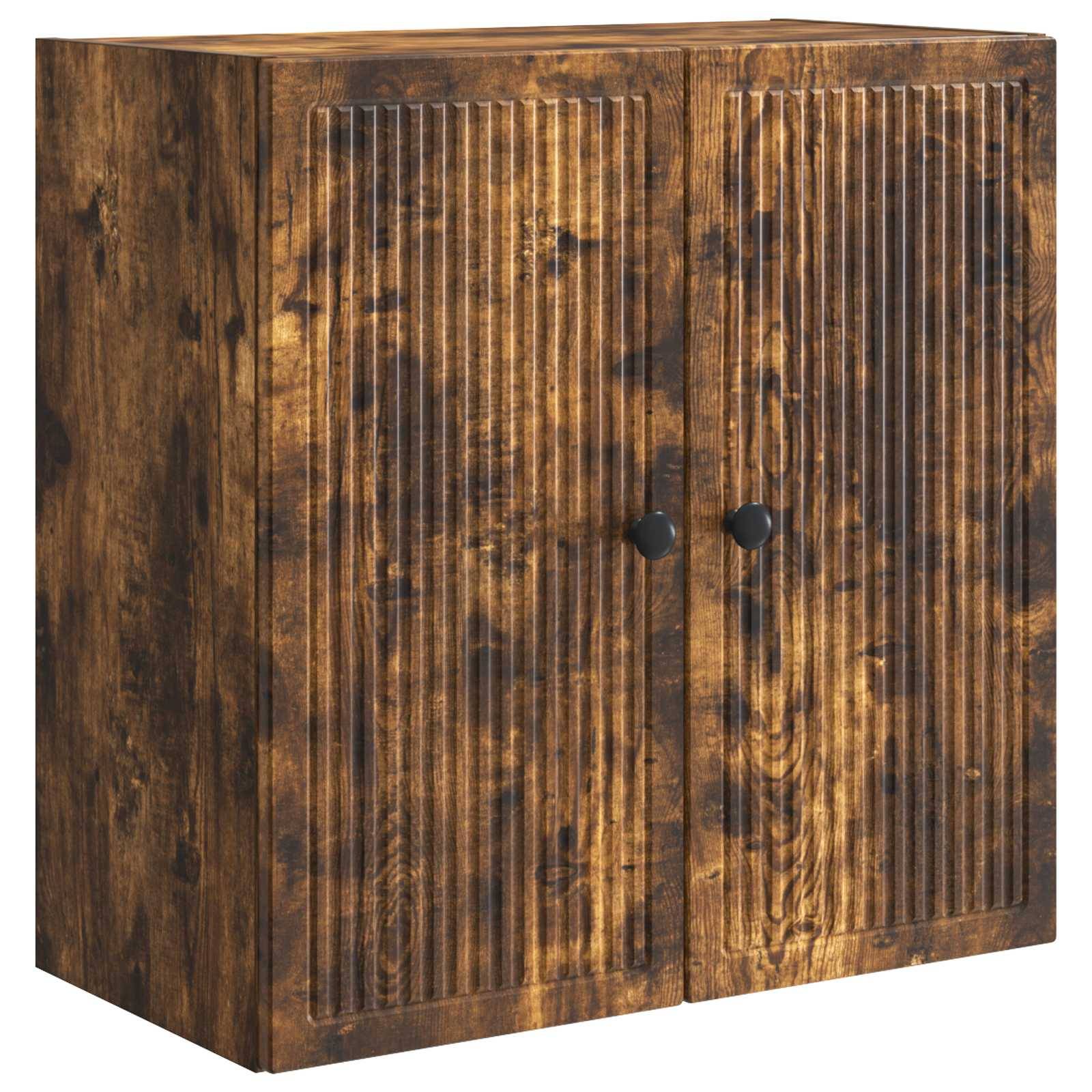 vidaXL Wandschrank Geräucherte Eiche 59 x 31 x 60 cm Holzwerkstoff