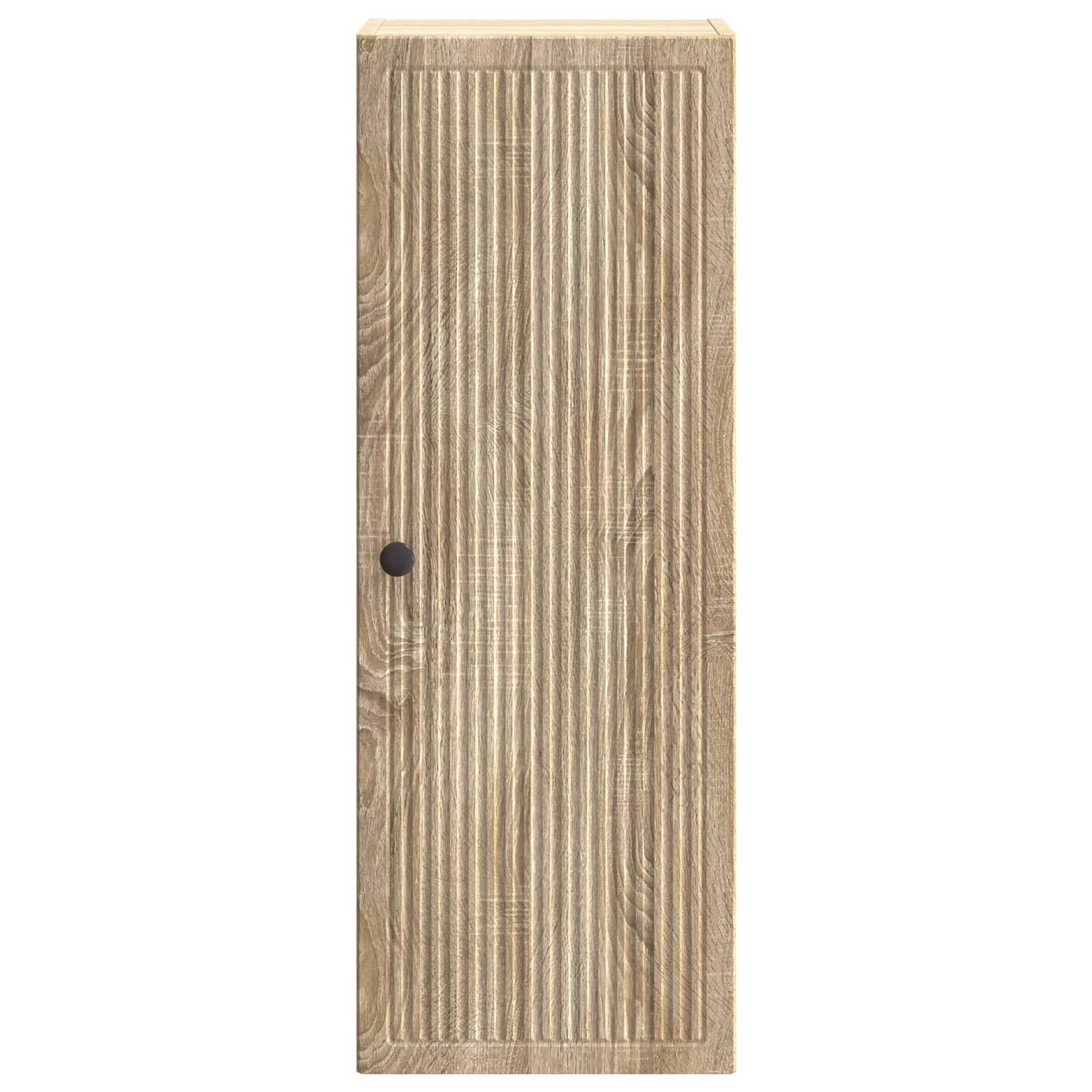 vidaXL Wandschrank Sonoma-Eiche 33 x 34,5 x 90 cm Holzwerkstoff
