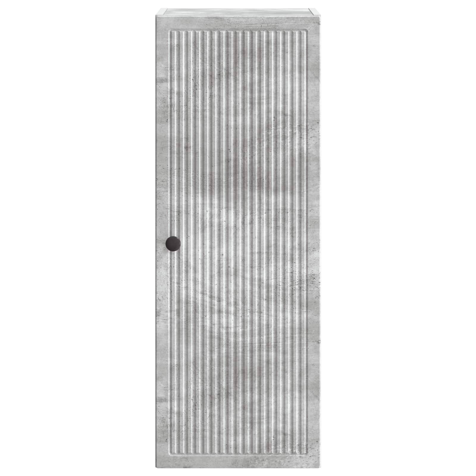 vidaXL Wandschrank Betongrau 33 x 34,5 x 90 cm Holzwerkstoff