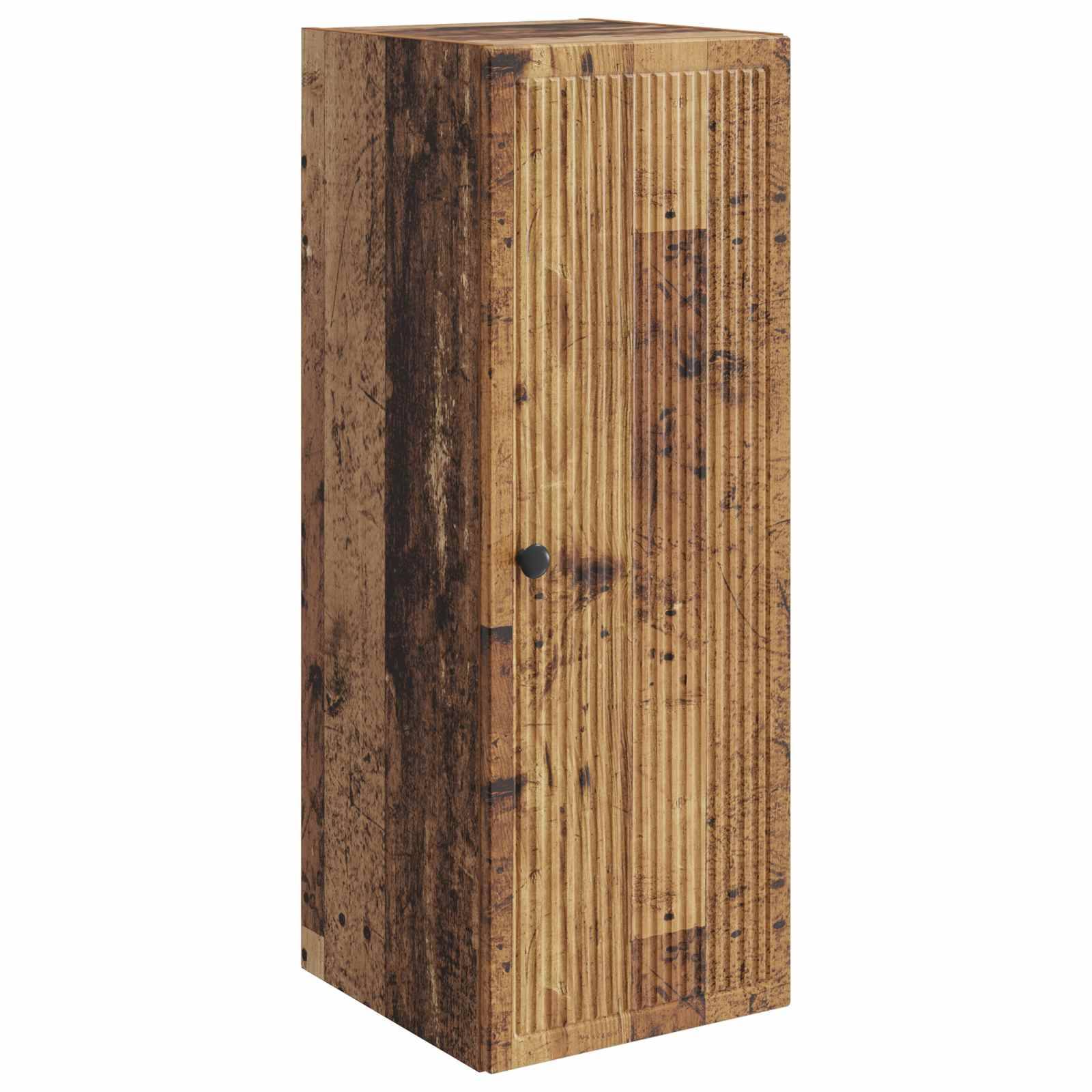 vidaXL Wandschrank Altholz 33 x 34,5 x 90 cm Holzwerkstoff