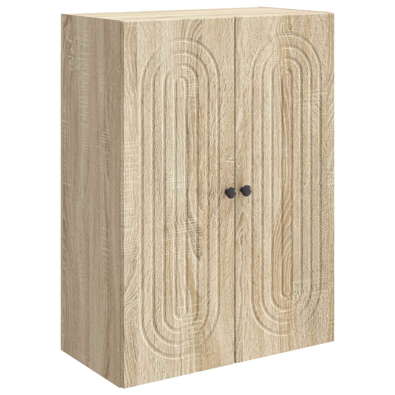 vidaXL Wandschrank Sonoma-Eiche 66 x 34,5 x 90 cm Holzwerkstoff