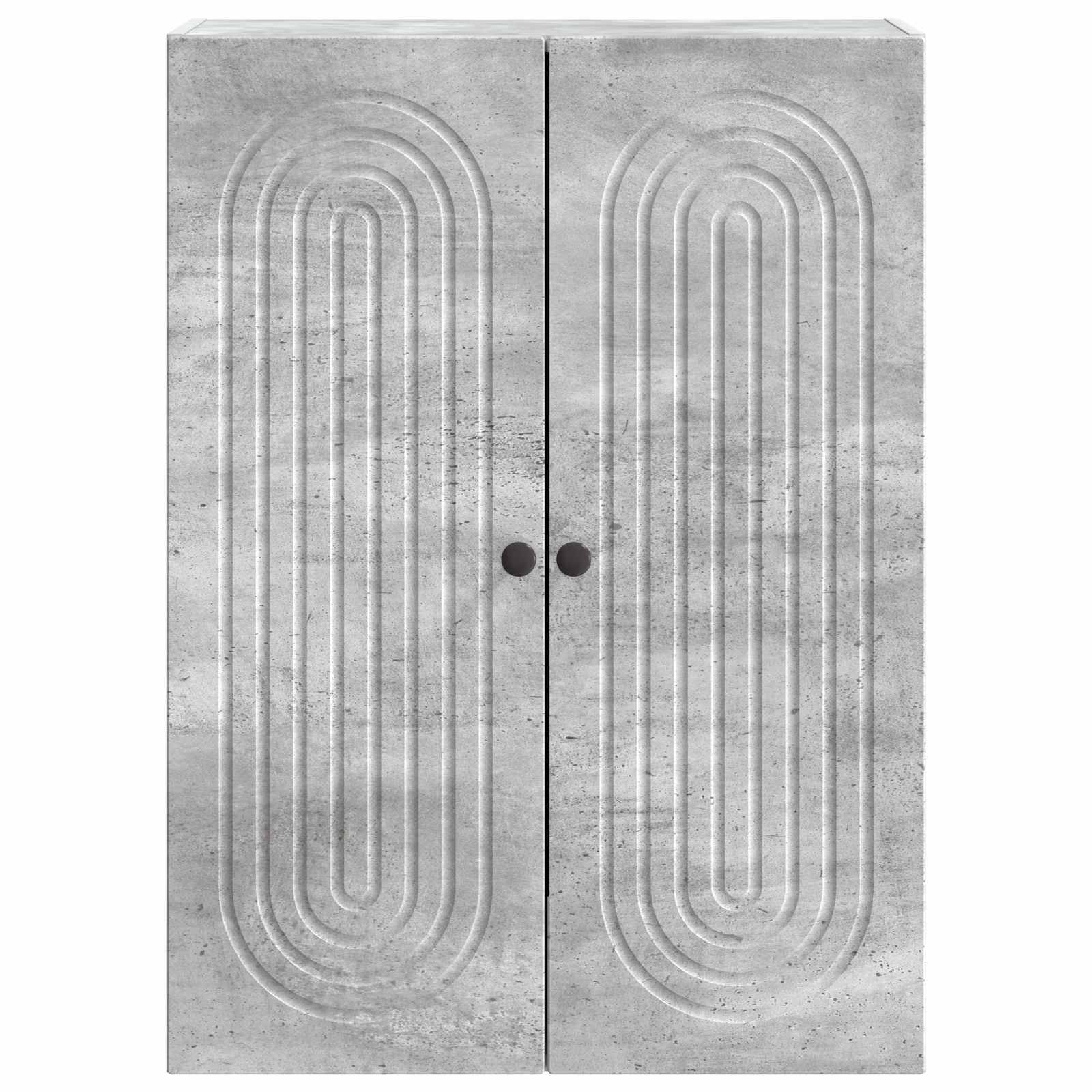 vidaXL Wandschrank Betongrau 66 x 34,5 x 90 cm Holzwerkstoff