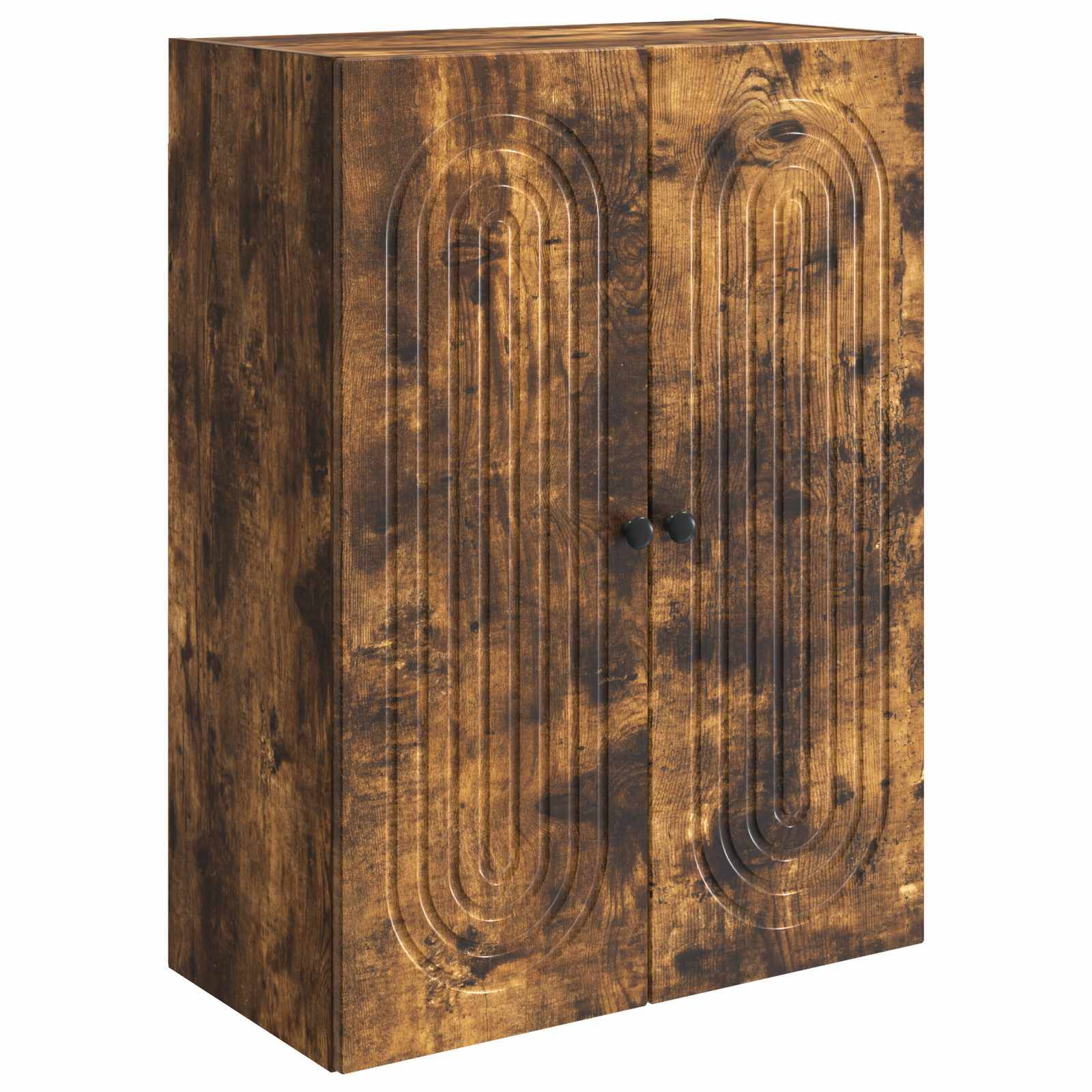 vidaXL Wandschrank Geräucherte Eiche 66 x 34,5 x 90 cm Holzwerkstoff